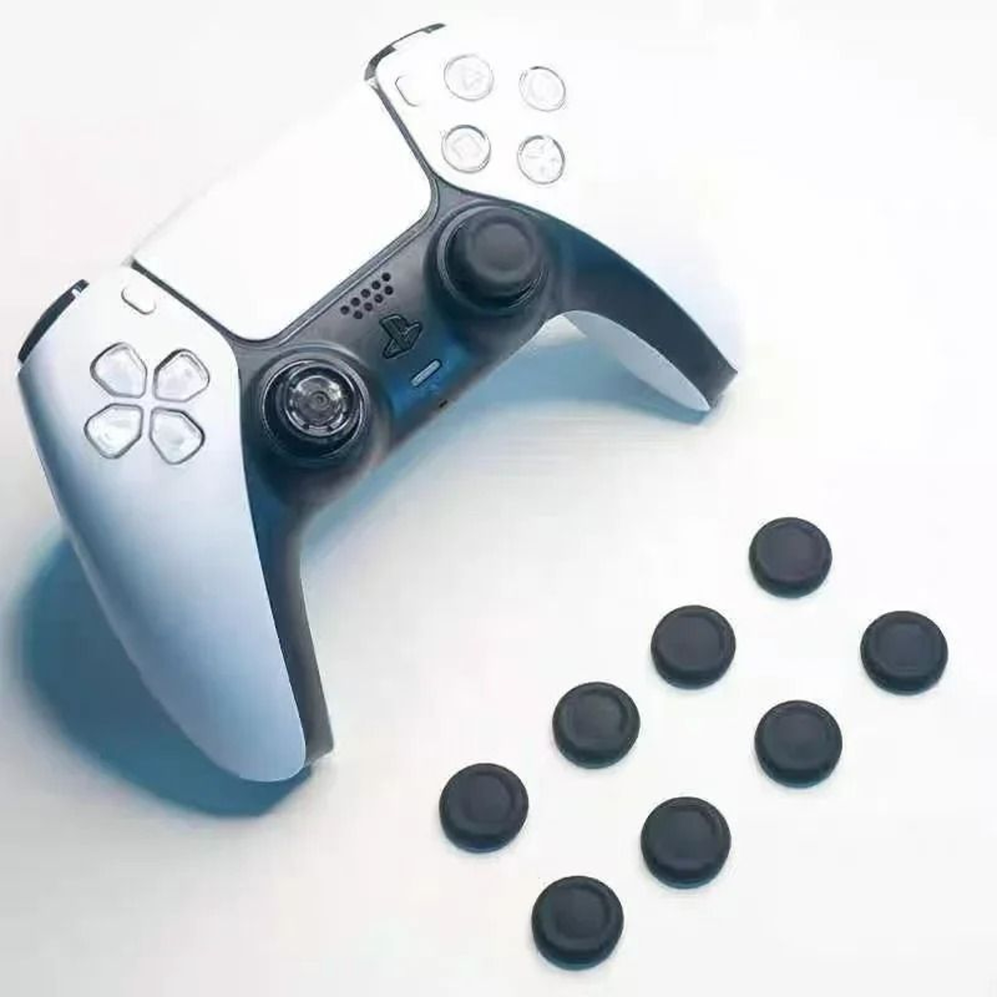 Non Slip Silicone Thumb Grip Caps For PS5 And PS4 0
