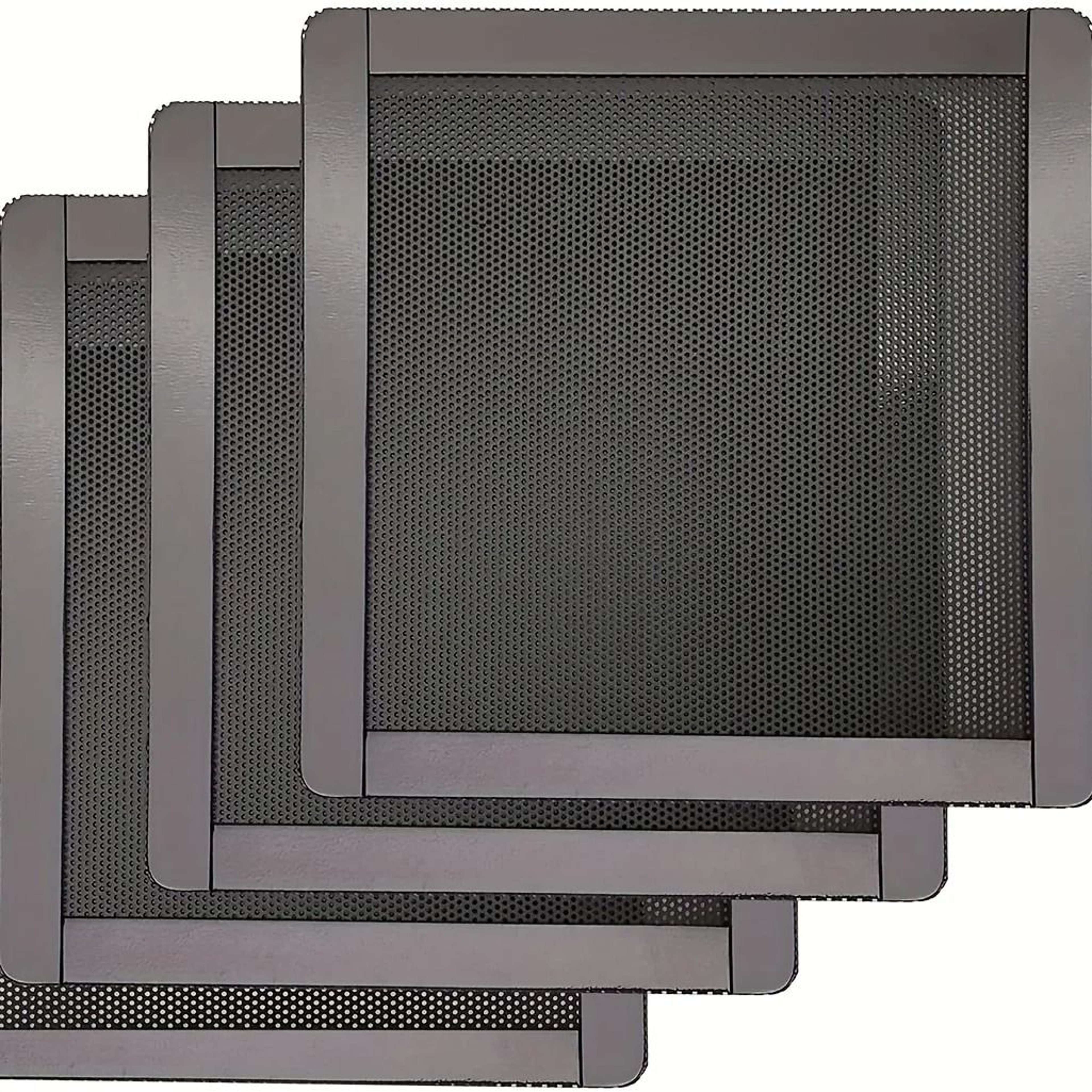 3 Pack Magnetic PC Fan Dust Filter Screens 0