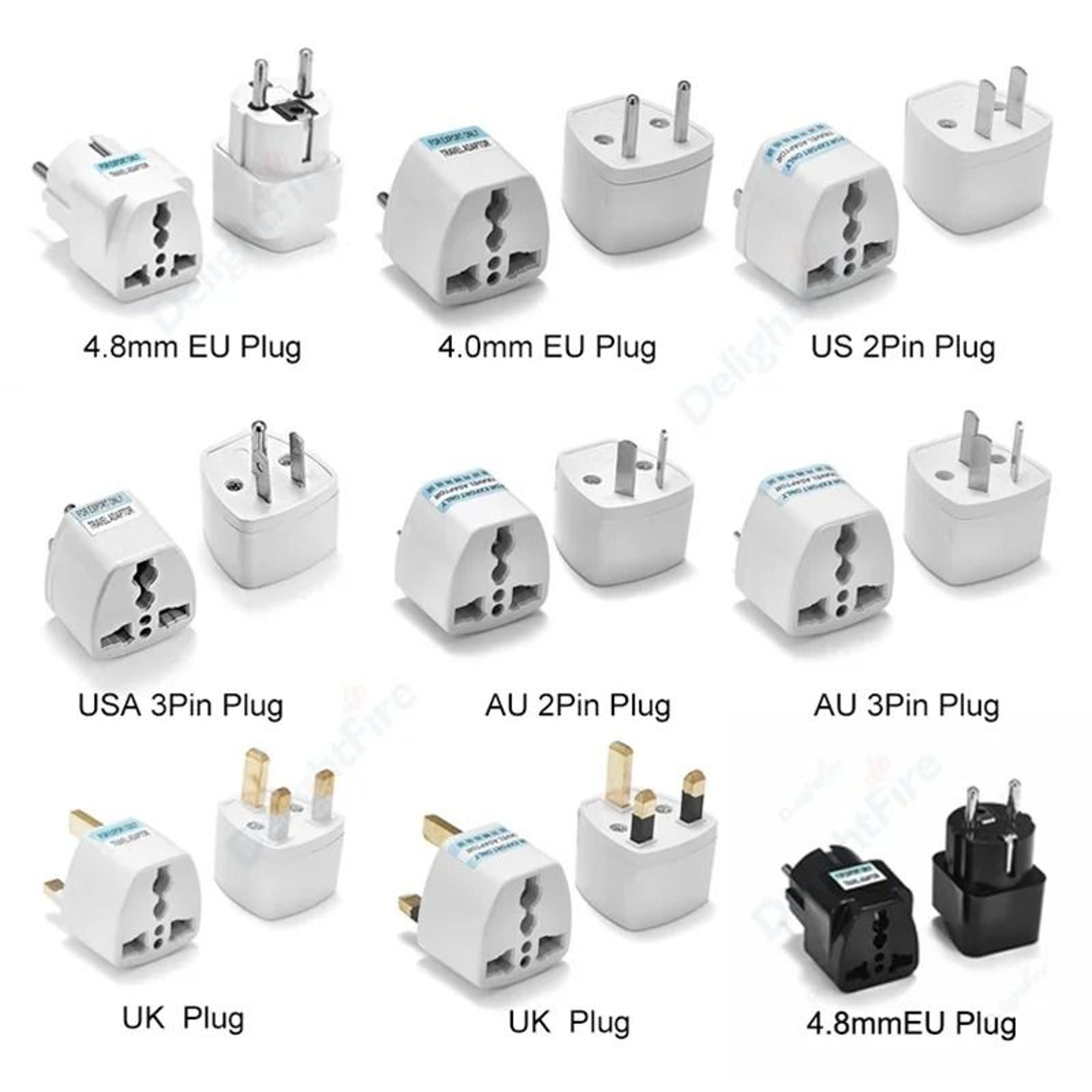 Compact International Travel Plug Conversion Adapter 0