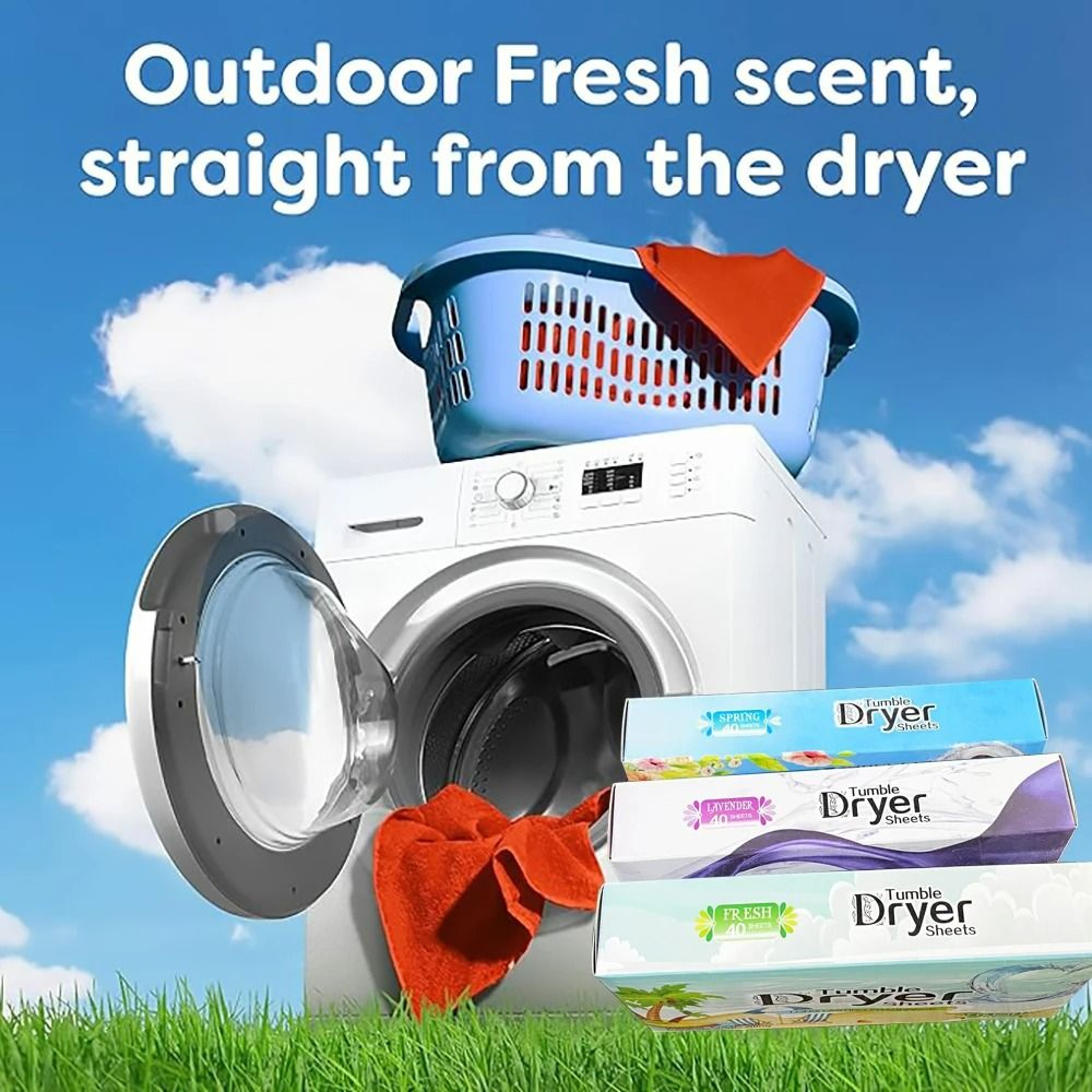 Fresh Scent Anti Static Fabric Softener Dryer Sheets 3