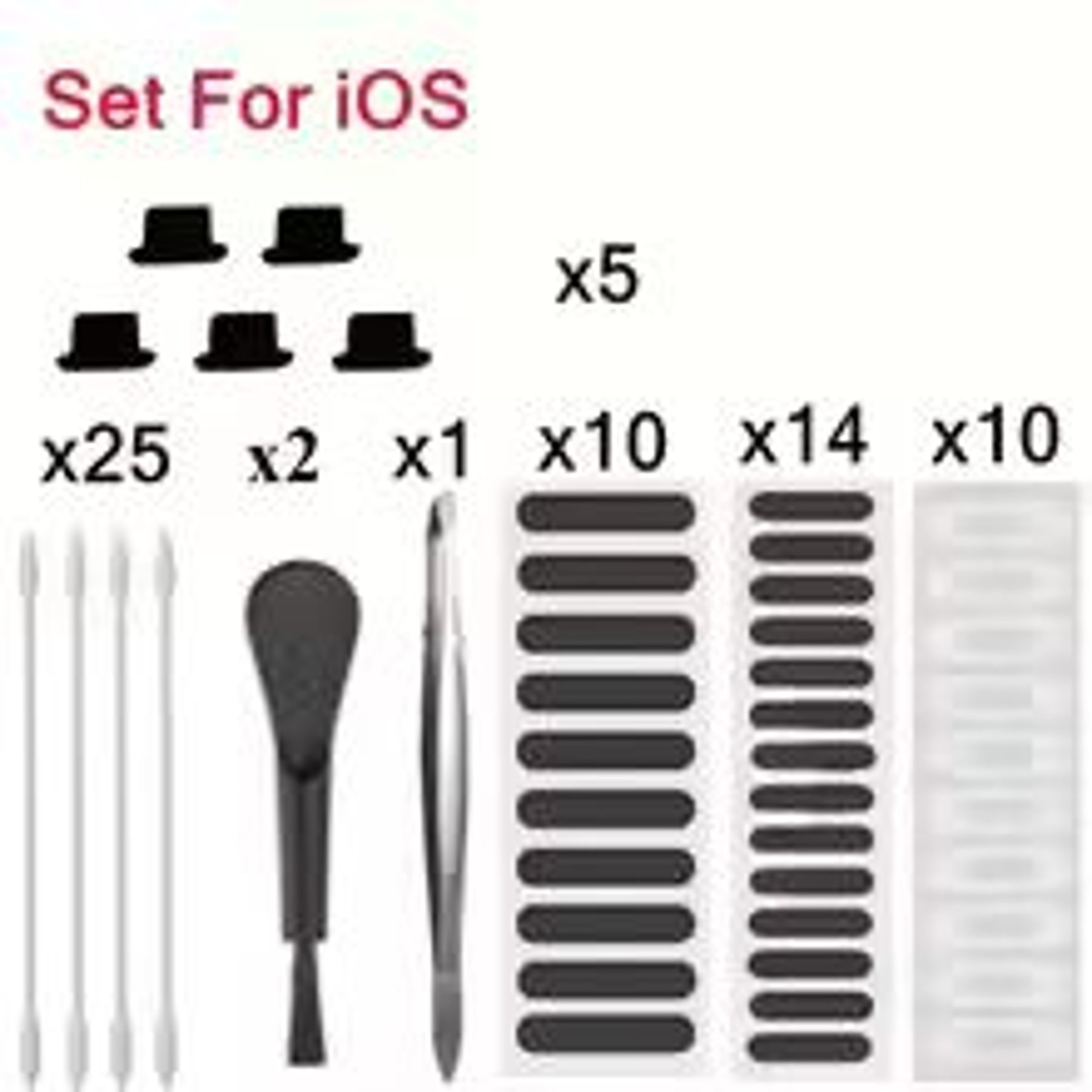 Complete Phone Port And Speaker Dust Protection Kit 7
