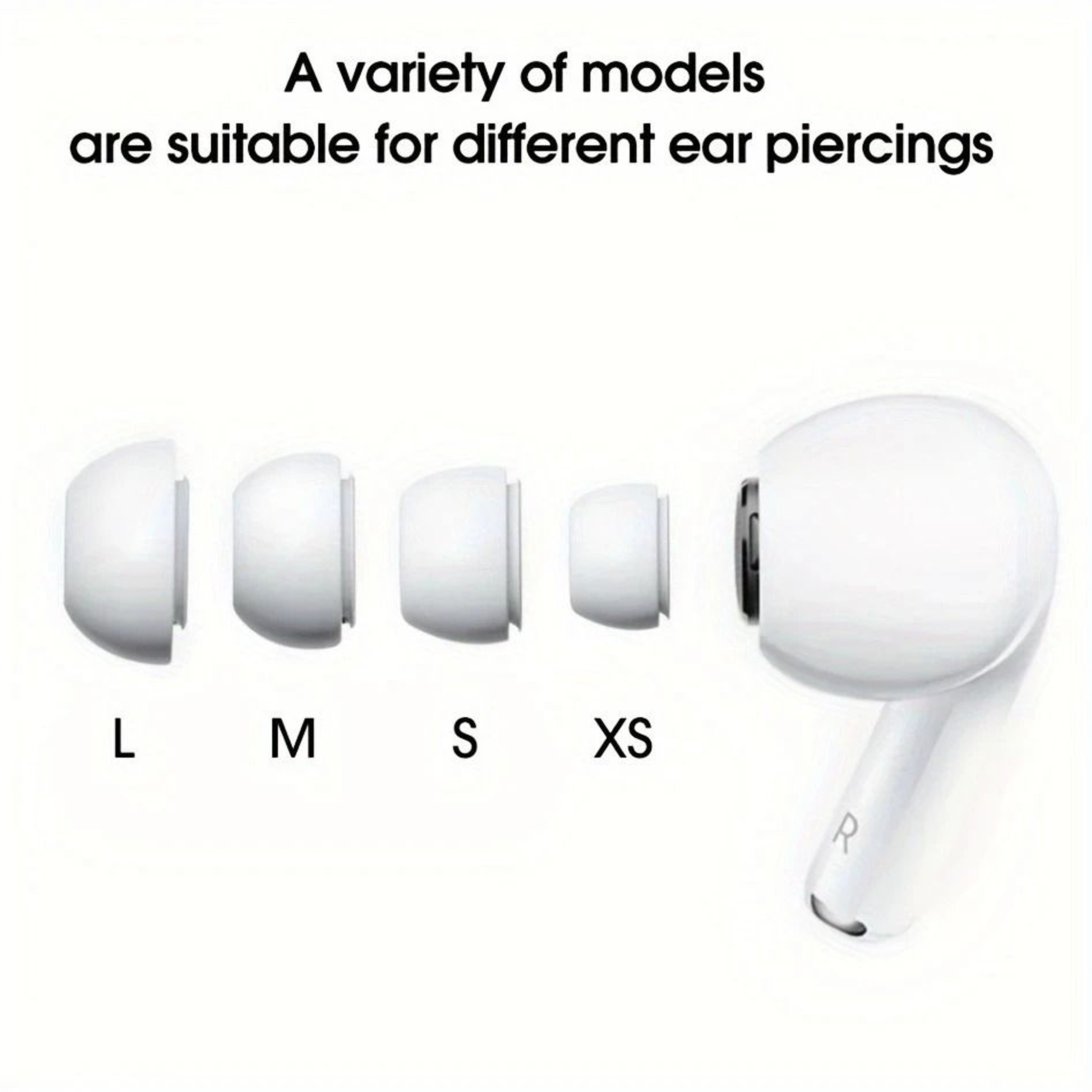 Soft Silicone Replacement Ear Tips For AirPods Pro 1 And 2 2