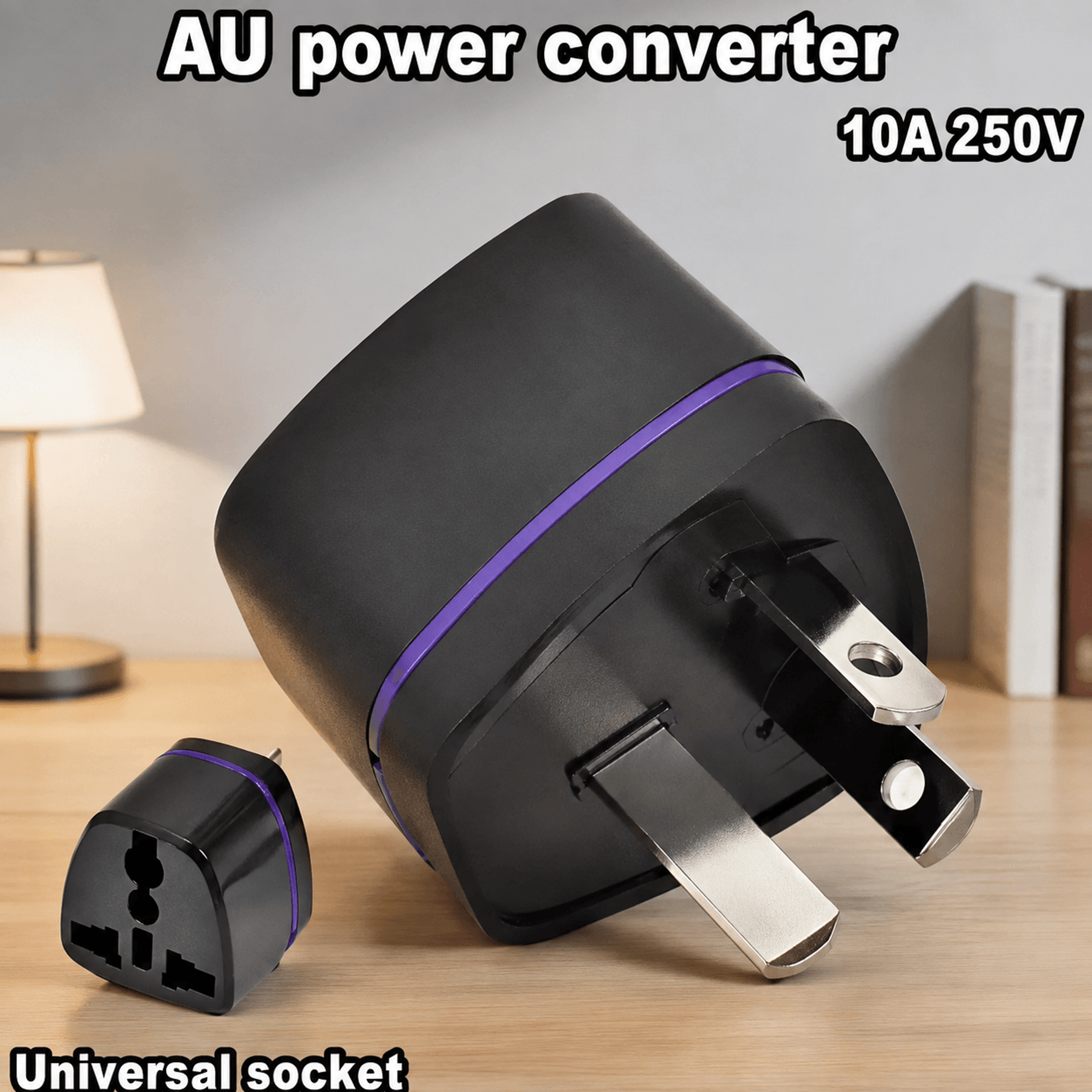 Multi Input Type I Travel Plug Adapter 3