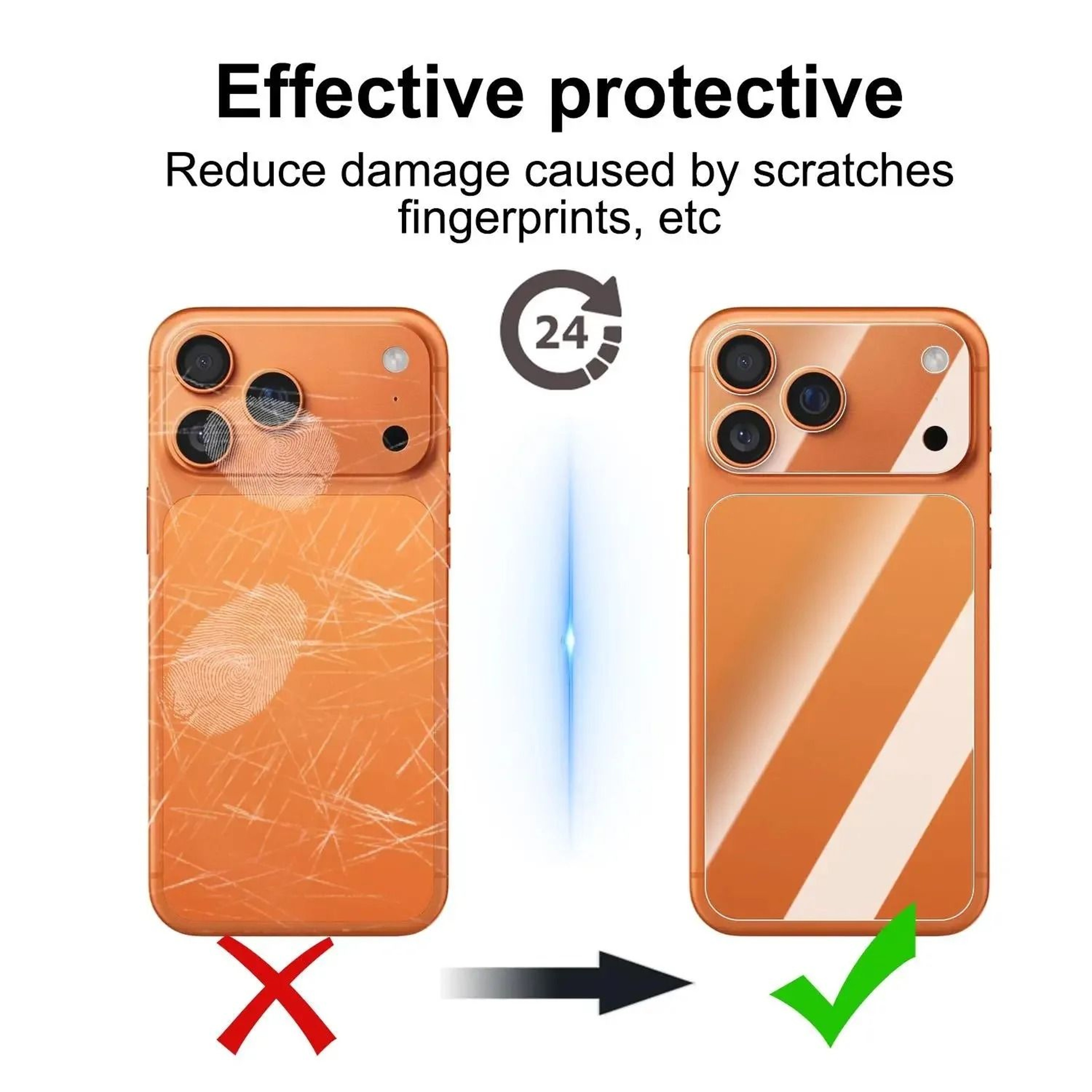 Clear Back And Camera Lens Protector For IPhone 17 Pro 4