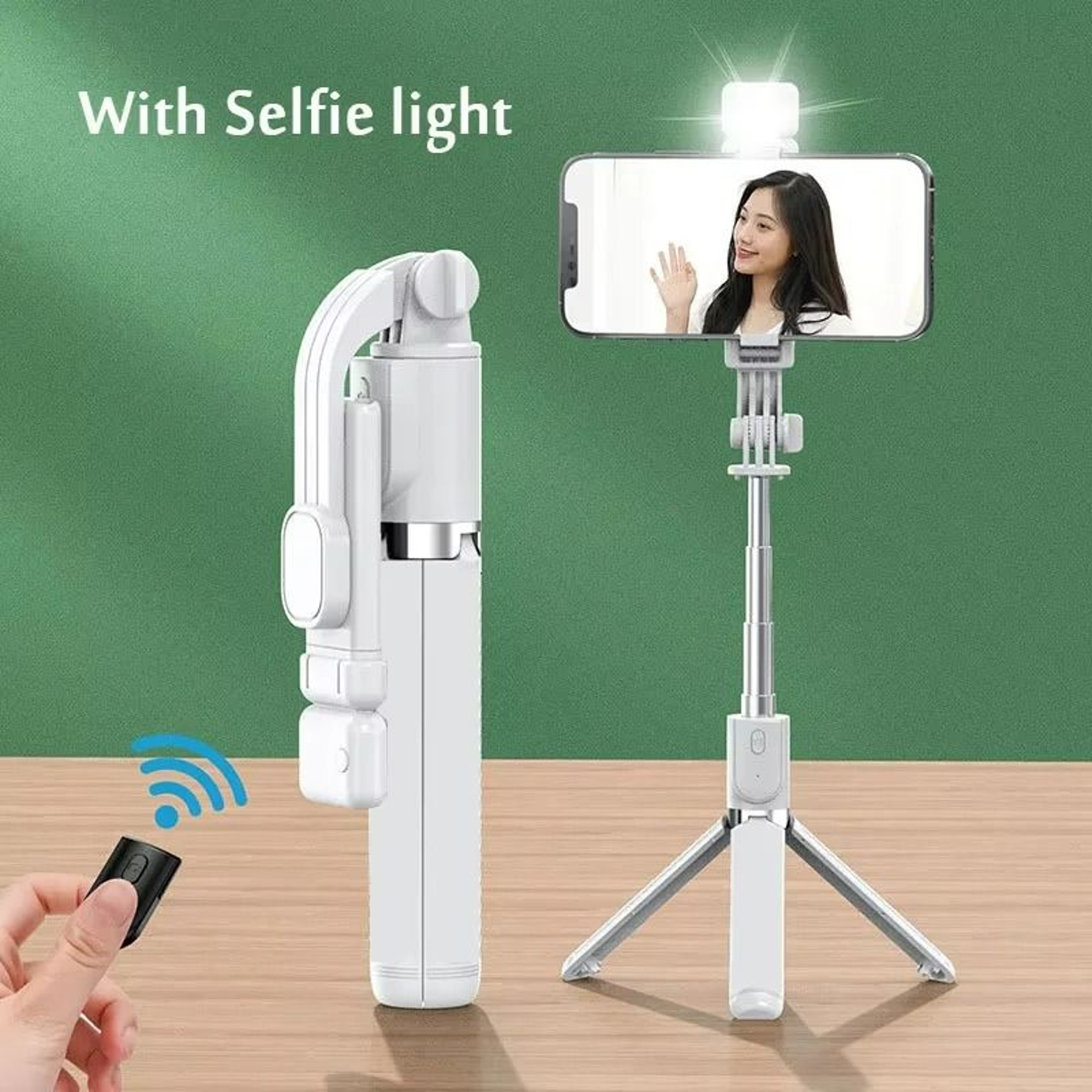 Lighted Selfie Stick Tripod With Wireless Remote 7