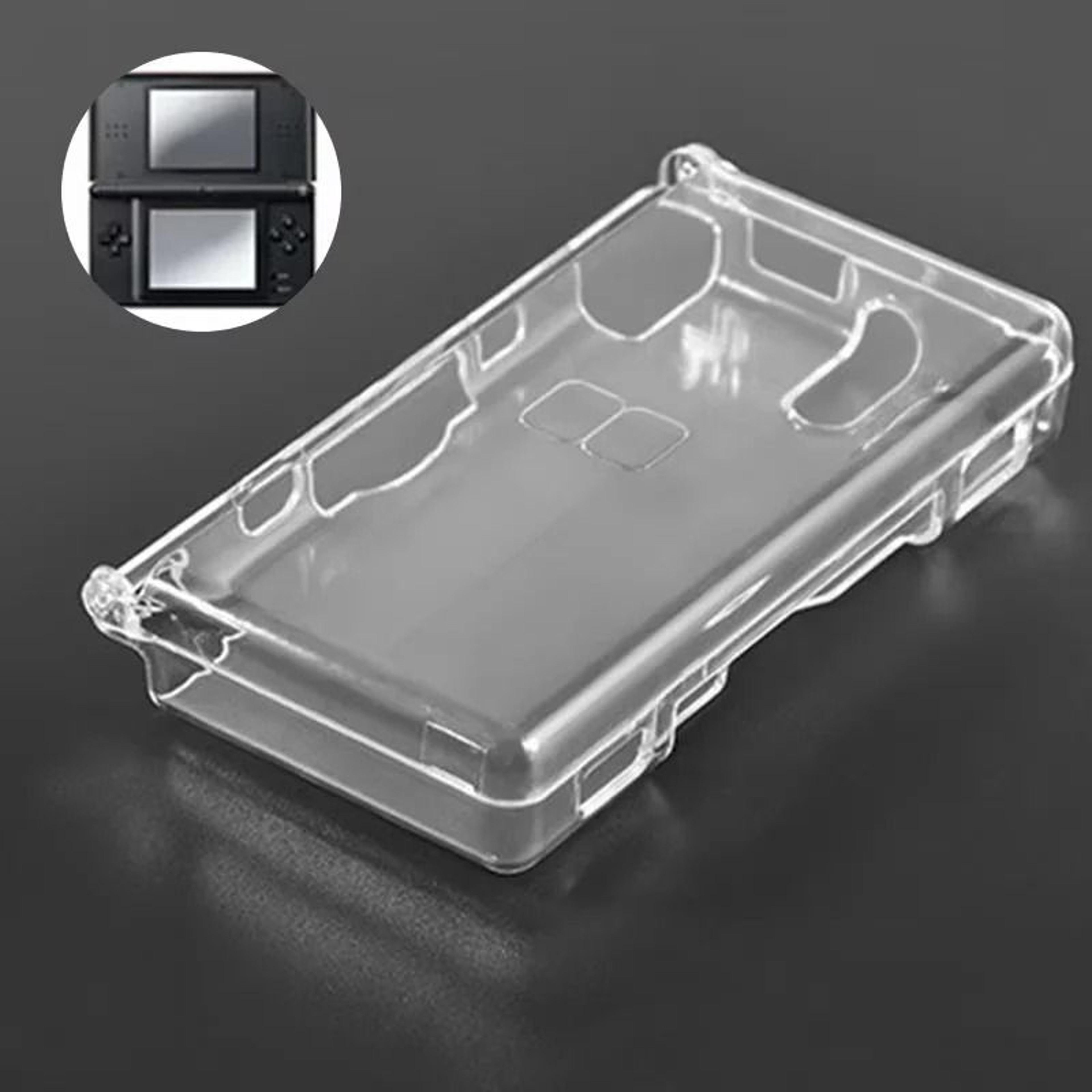 Clear Nintendo DS Lite Case And Screen Protector Set 5