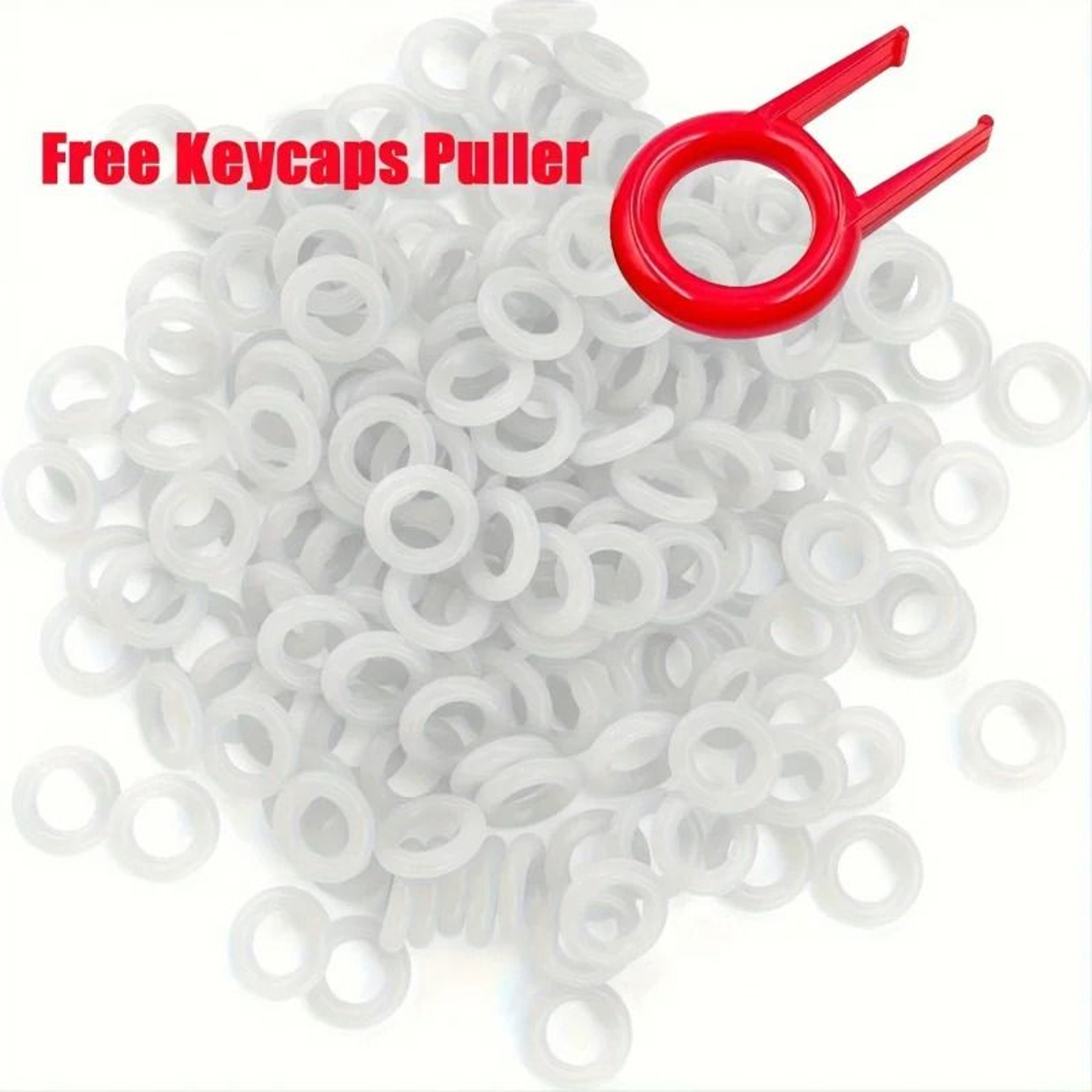 Clear Mechanical Keyboard Keycap Dampener Rings 2