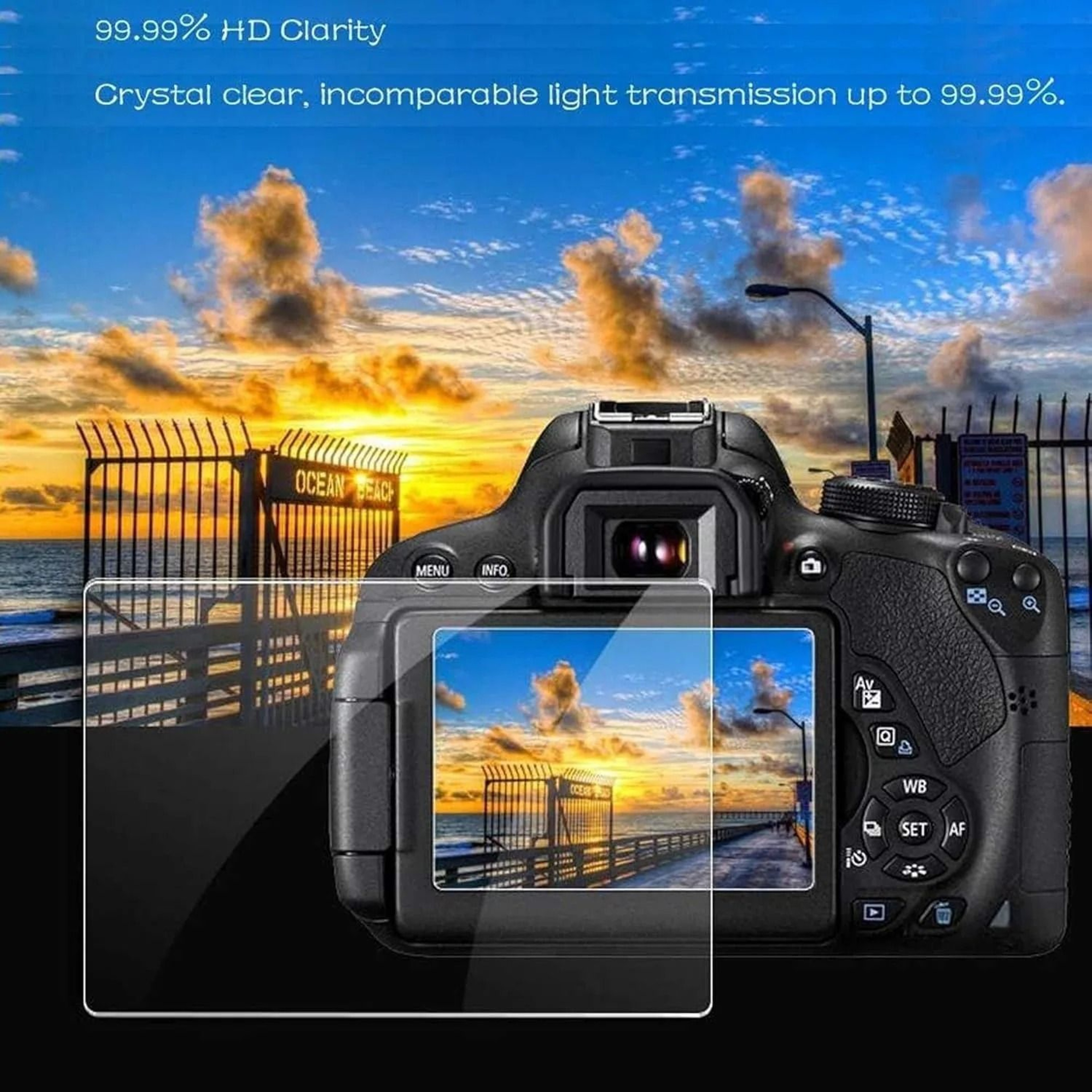Sony Alpha A6100 A6400 A6600 Tempered Glass Protector 3