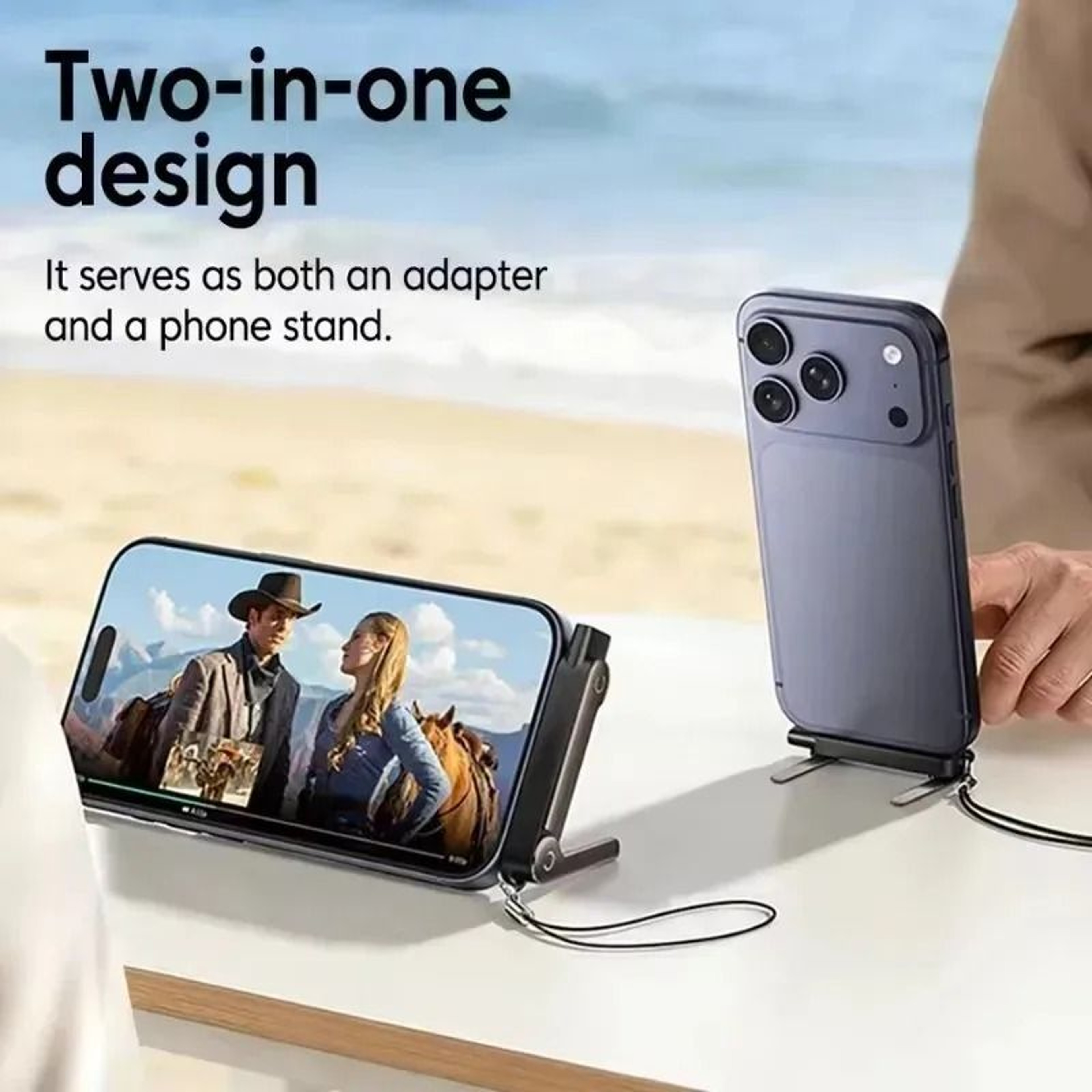 Foldable 240W USB C Charging Adapter Phone Stand 1