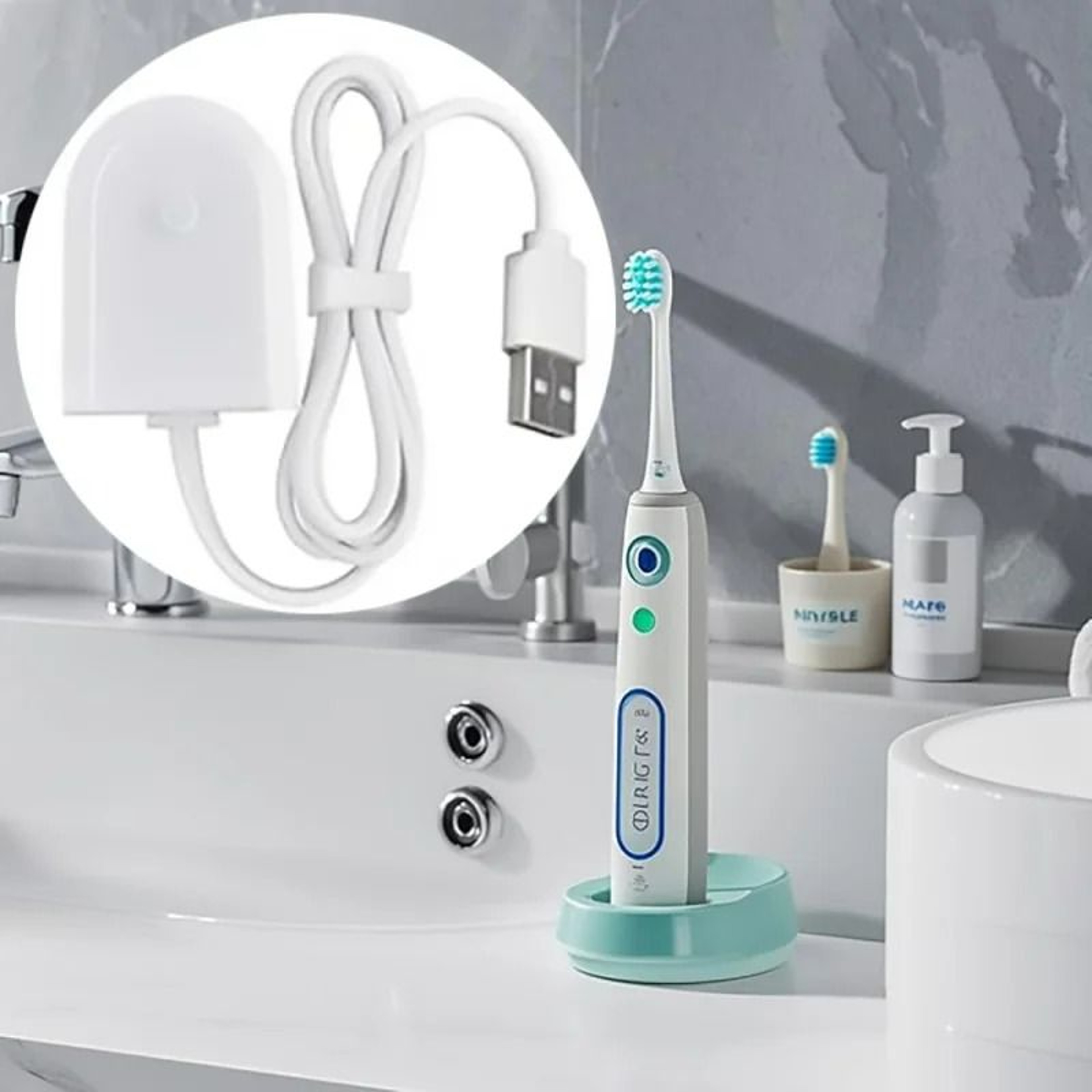 Compact USB Power Stand For Sonicare Toothbrushes 3