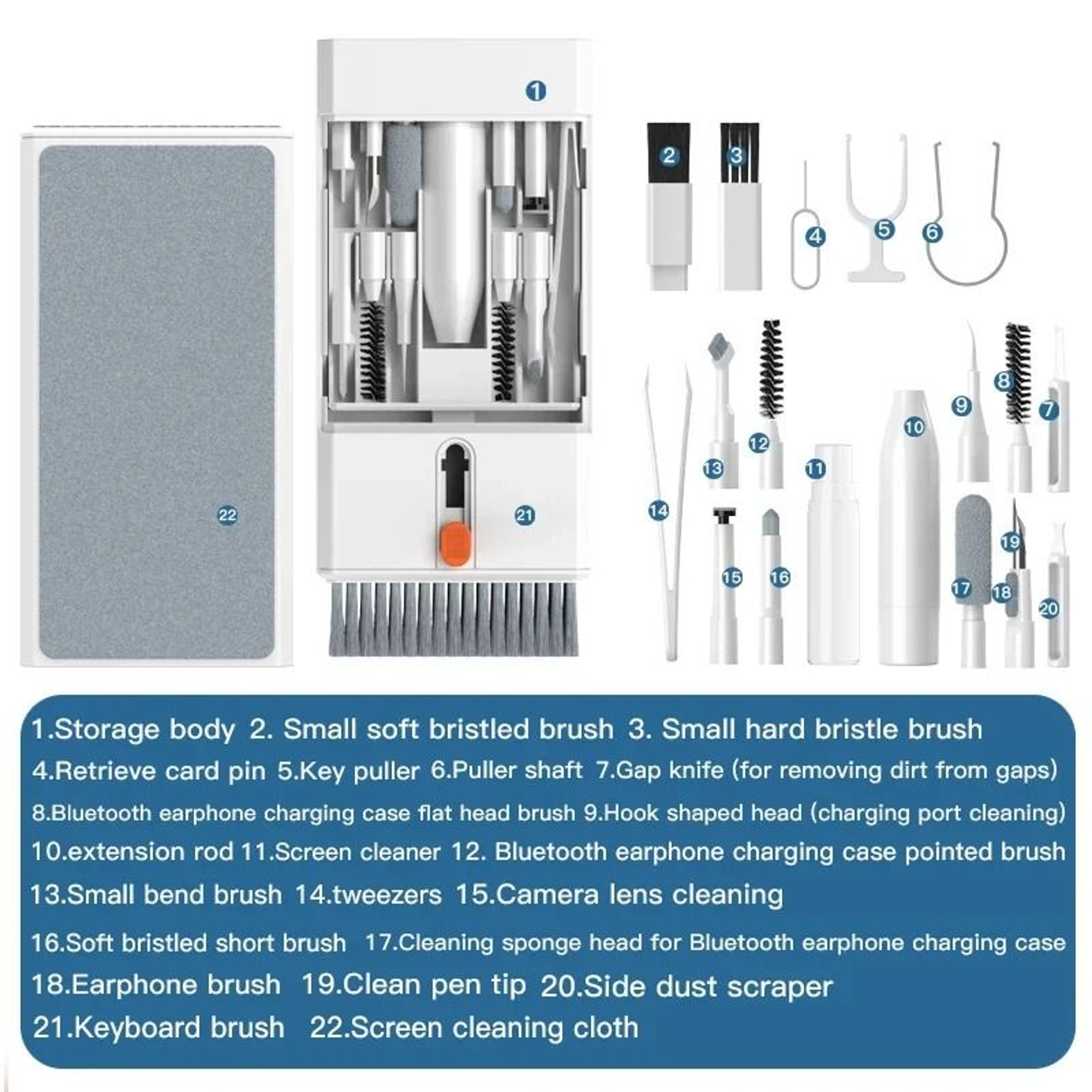22 In 1 Electronics And Keyboard Cleaning Kit 5