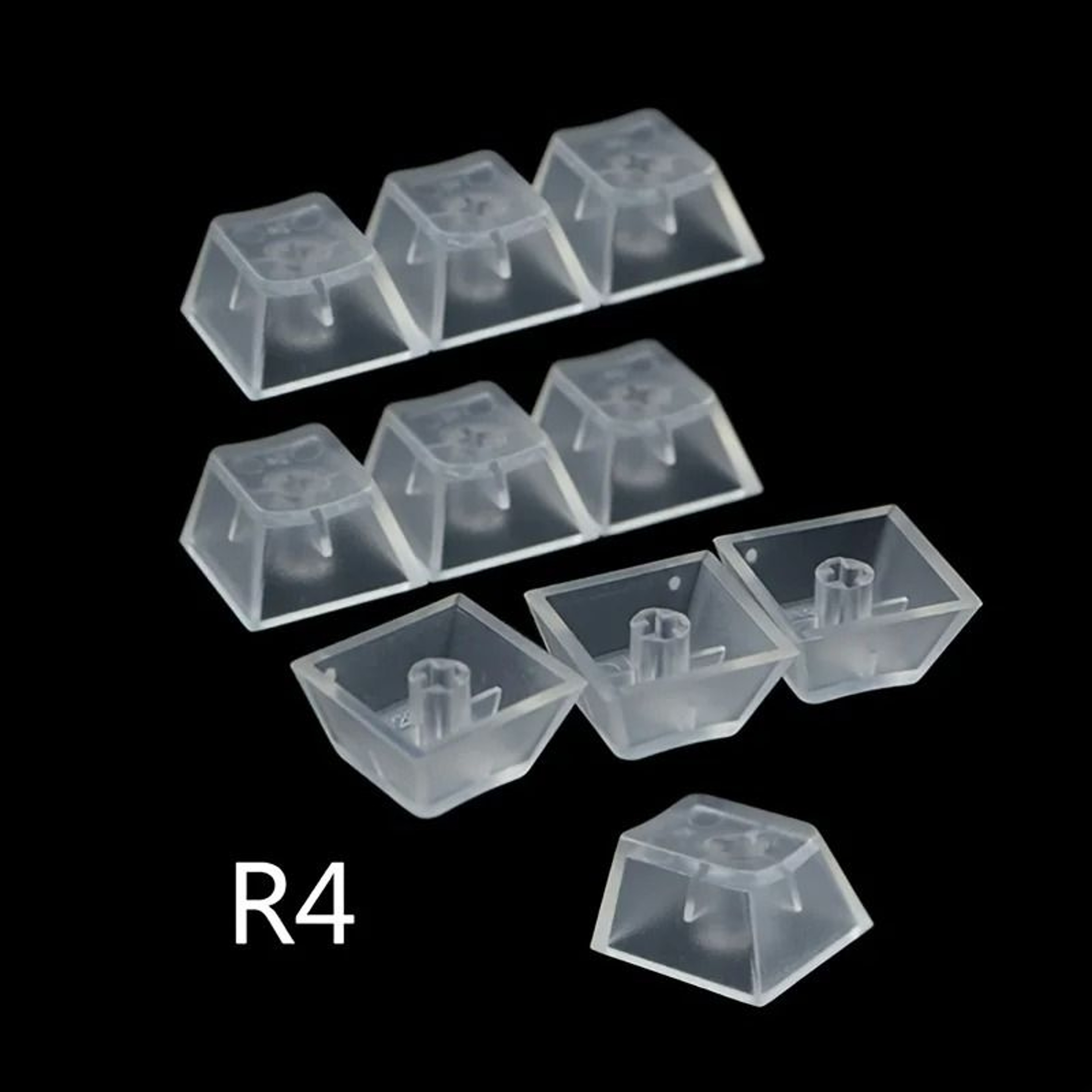 Frosted Transparent R4 Backlit Keycap Set 1