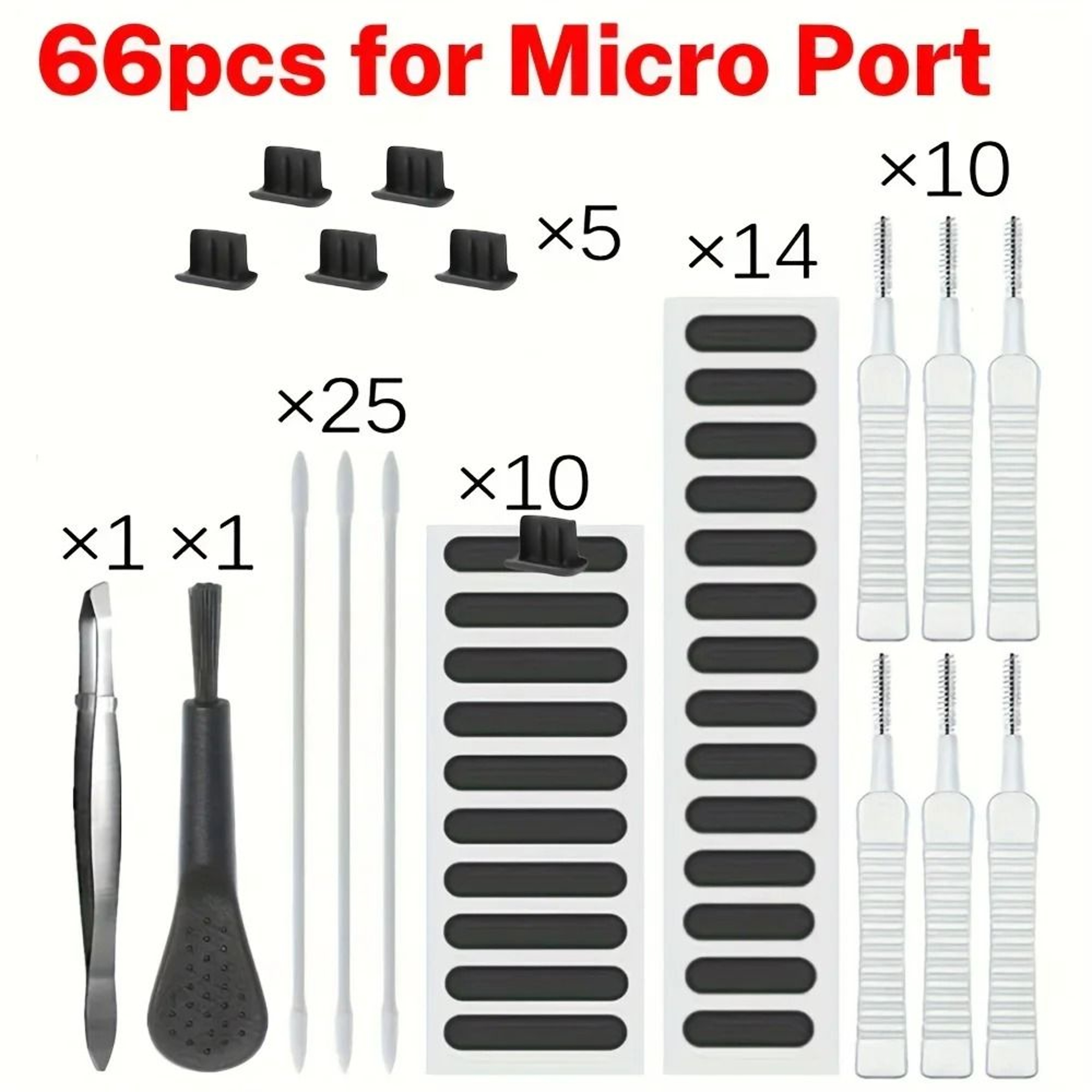 Universal Phone Port And Speaker Cleaning Tool Kit 10