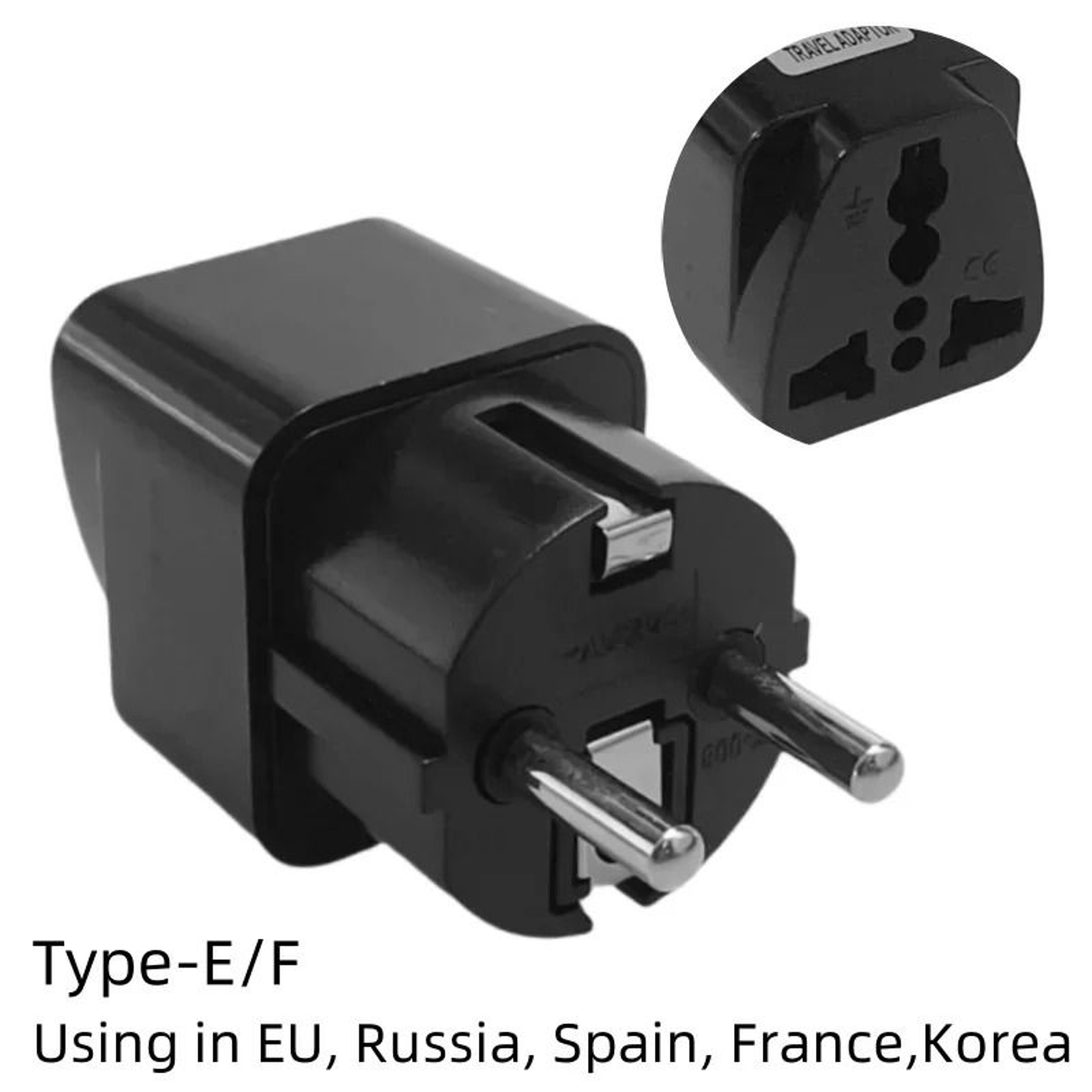 RoamReady Europe Korea Travel Plug Adapter 12