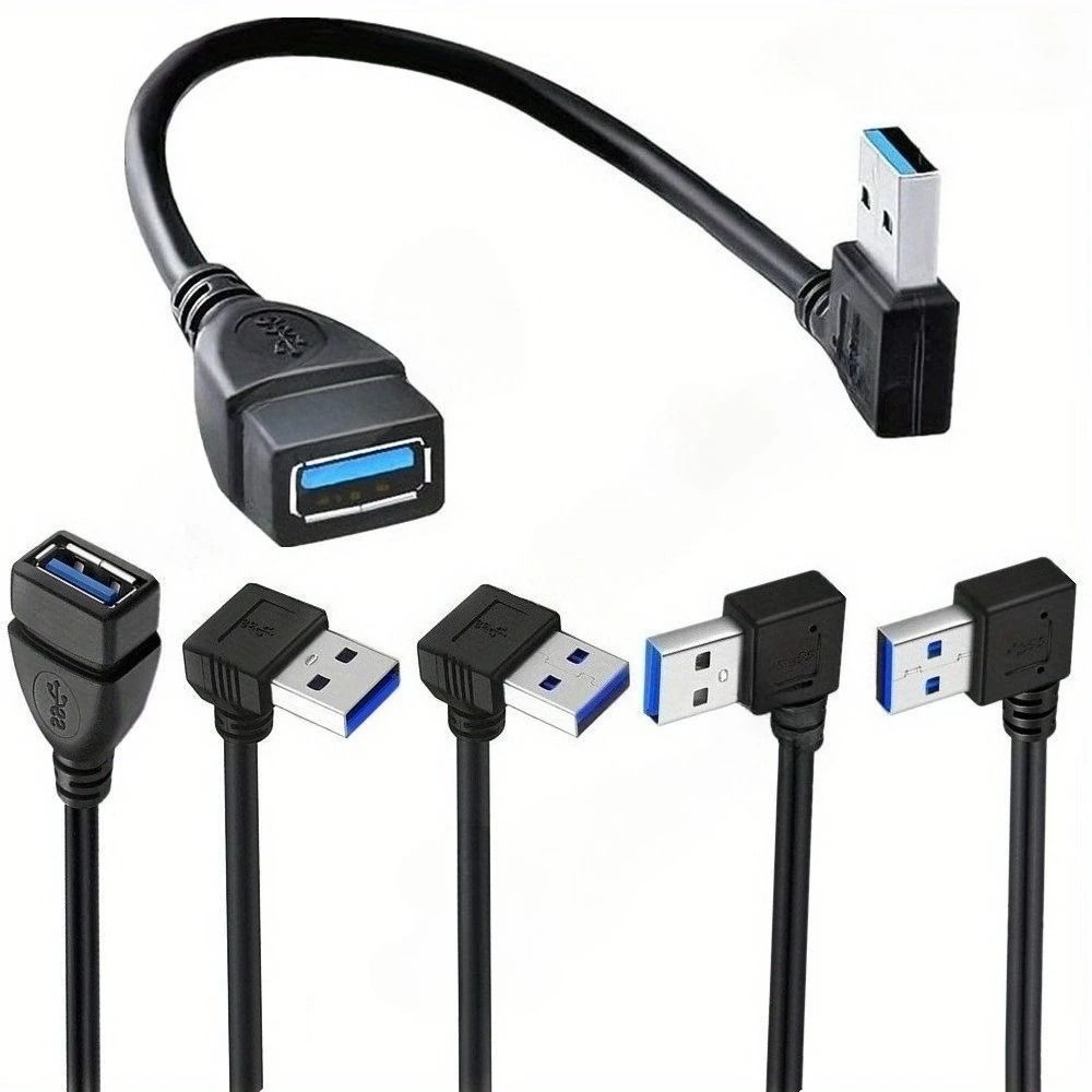 USB 30 Right Angle Extension 0