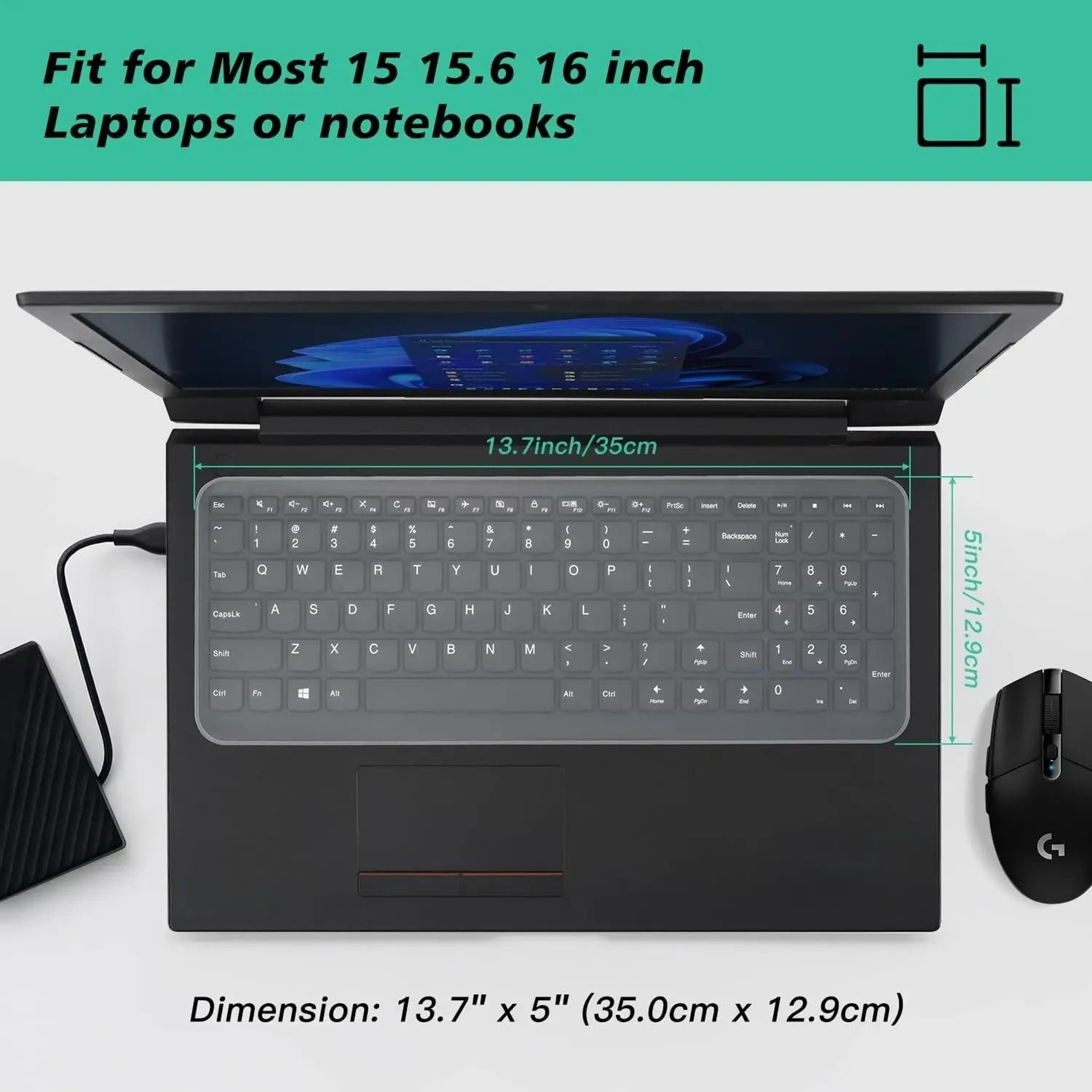 Universal Laptop Keyboard Guard 1
