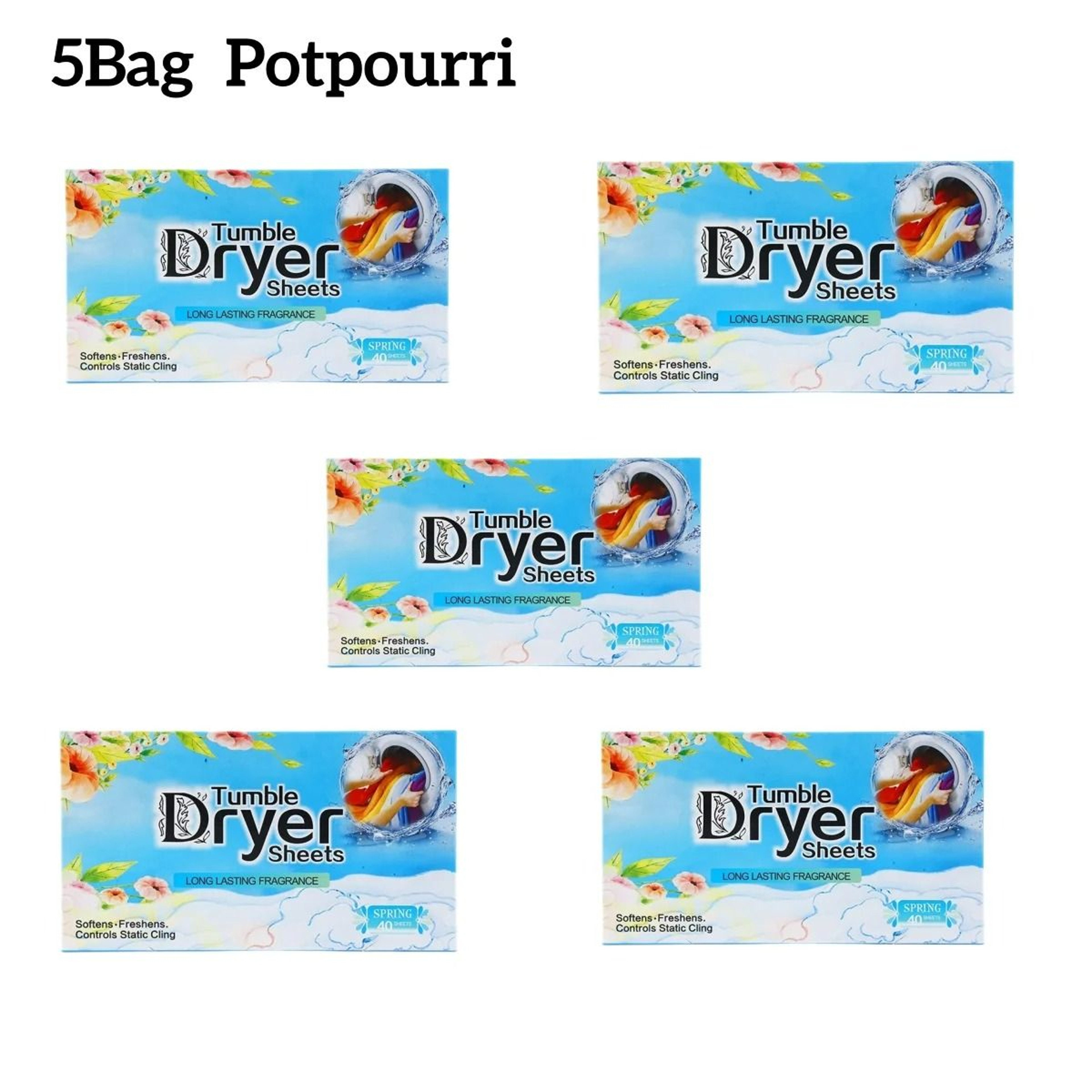 Plant Based Freshness Dryer Sheets 14