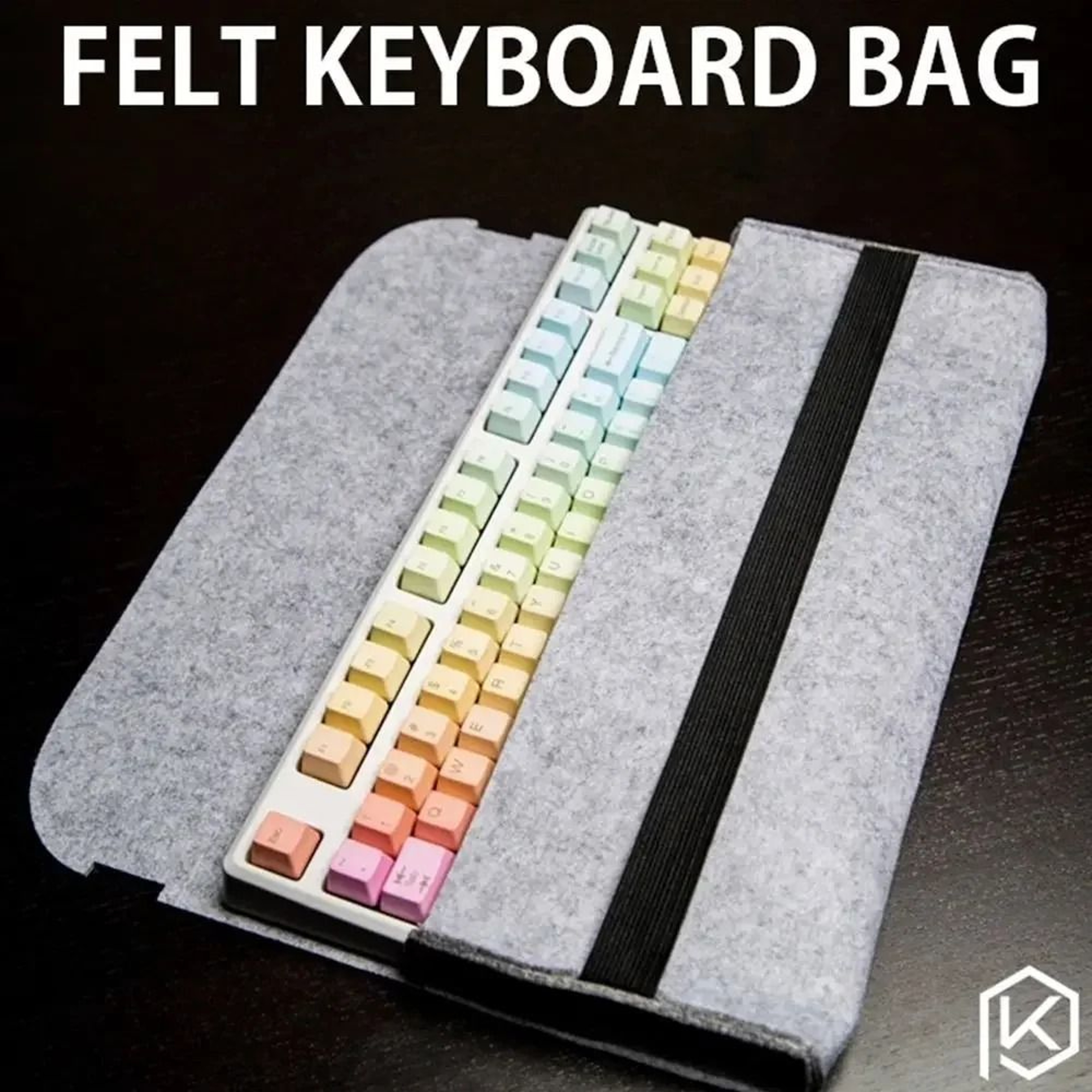Portable Felt Mechanical Keyboard Sleeve 1