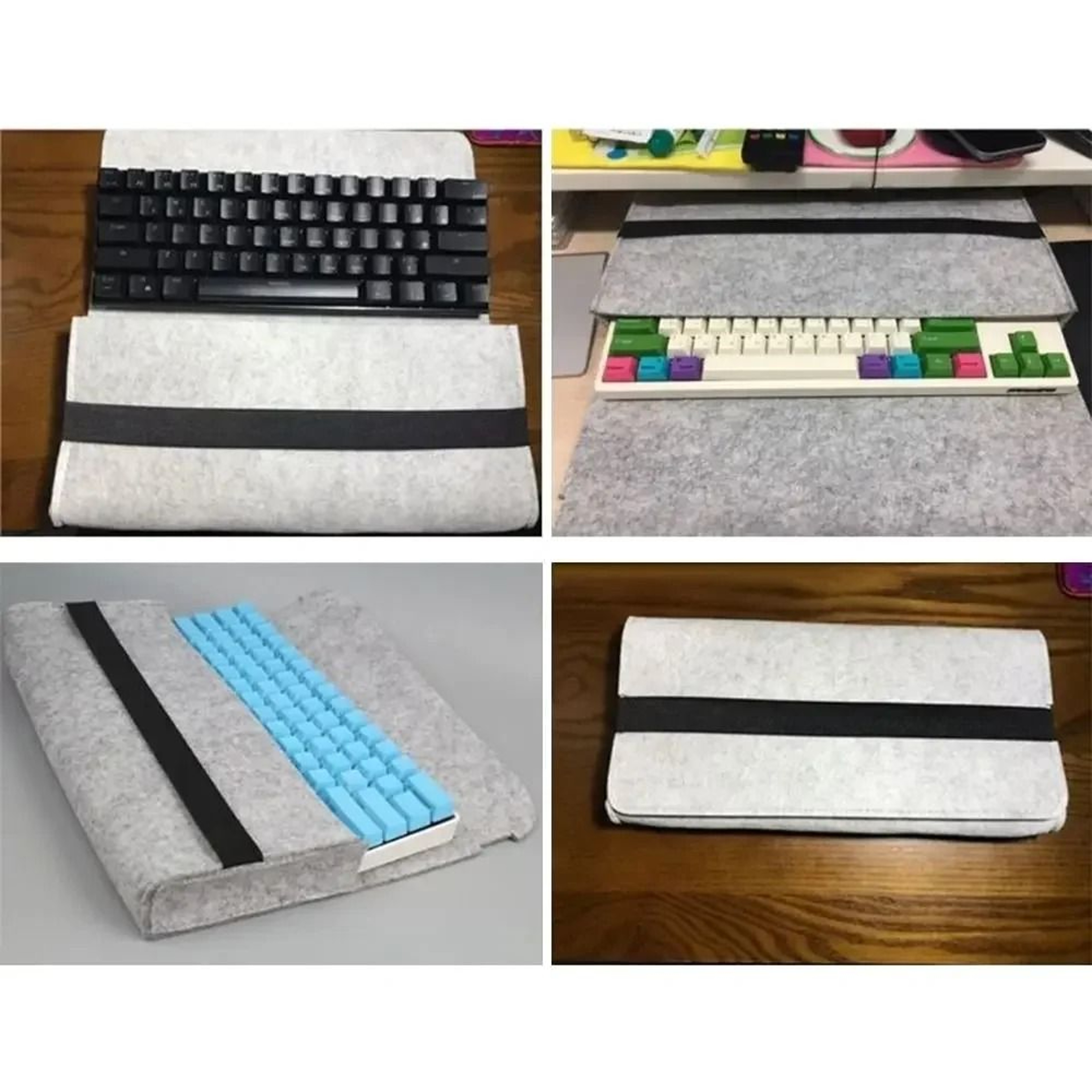 Portable Felt Mechanical Keyboard Sleeve 2