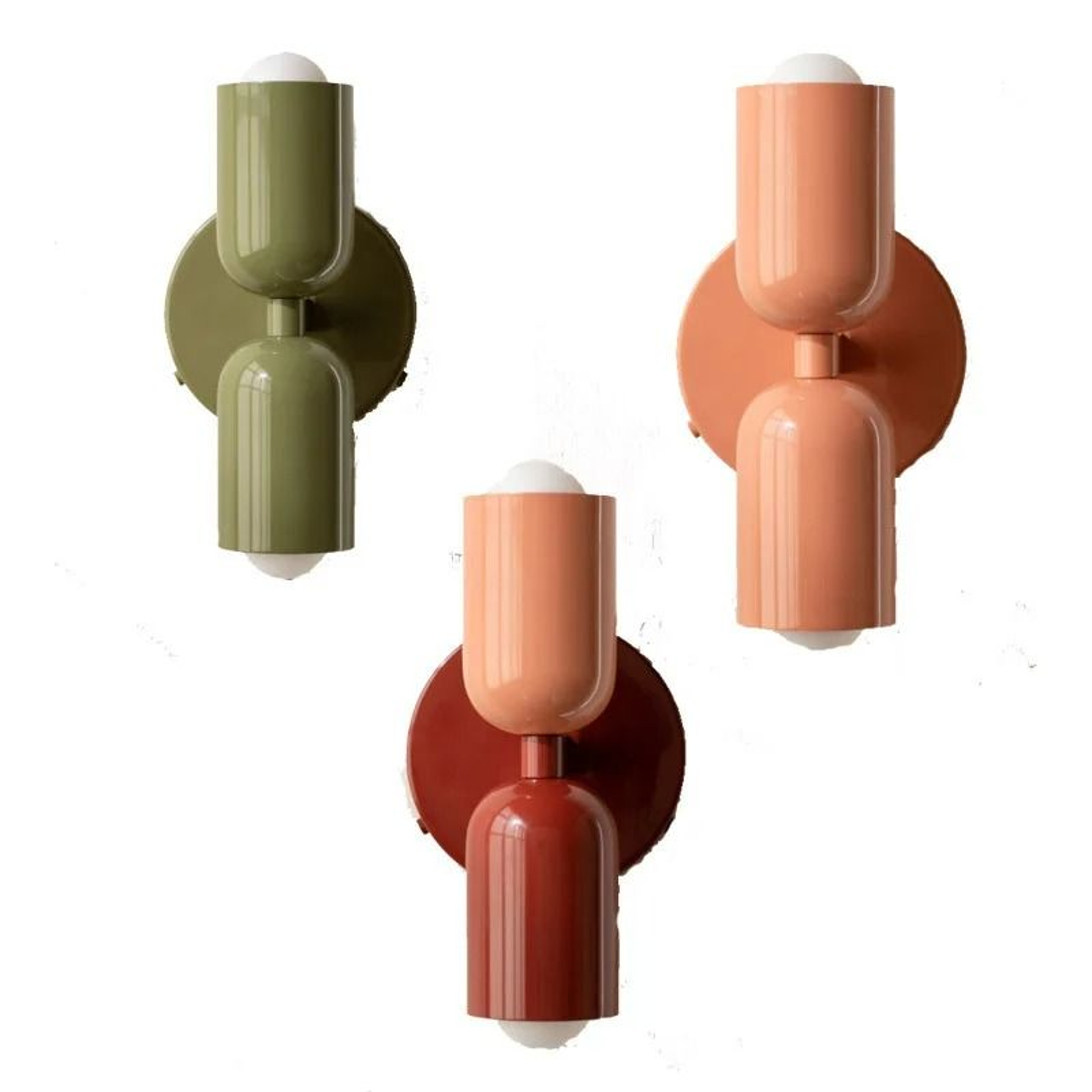 Cream Twin Glow Wall Lamp 4
