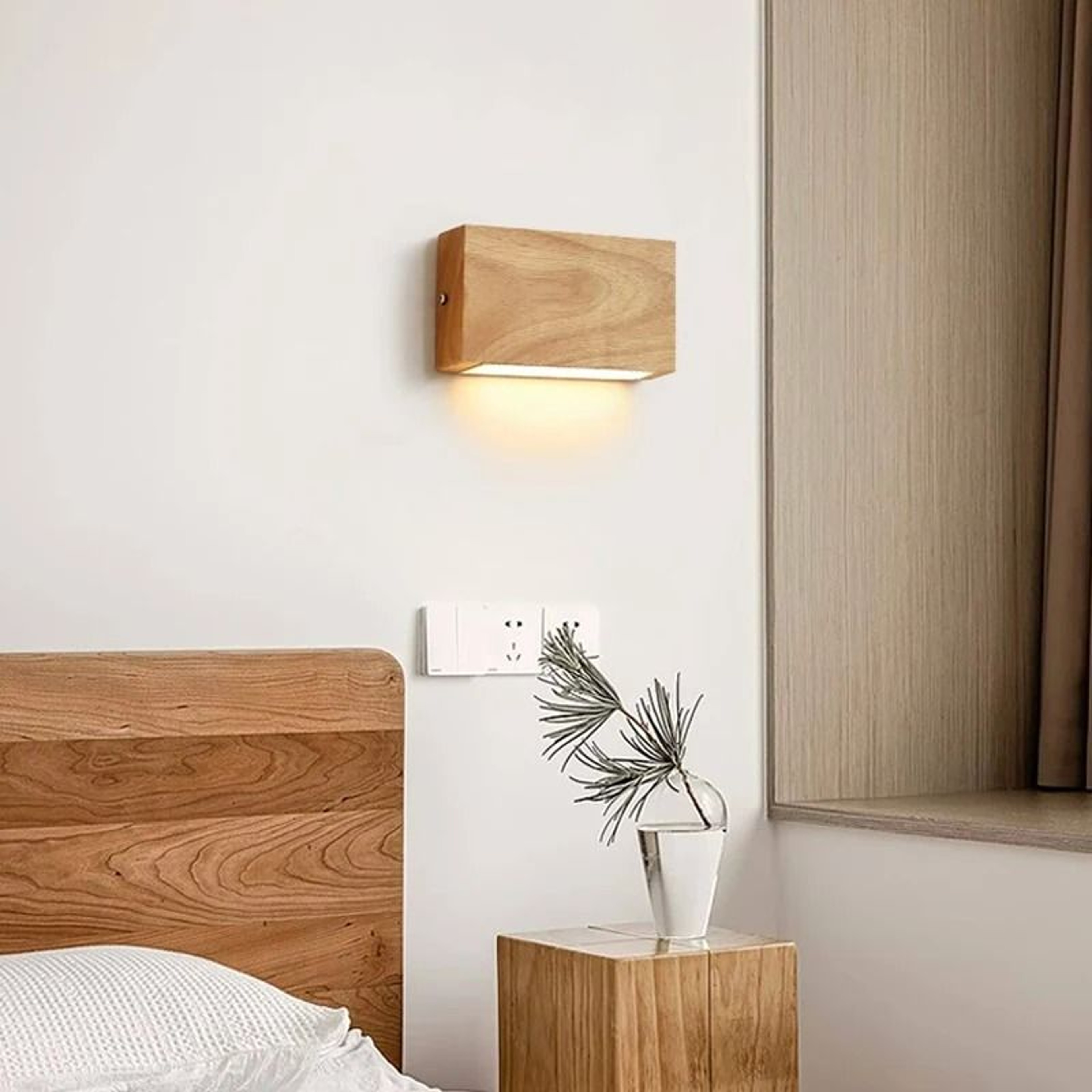 Zenwood Japanese Wall Sconce 0