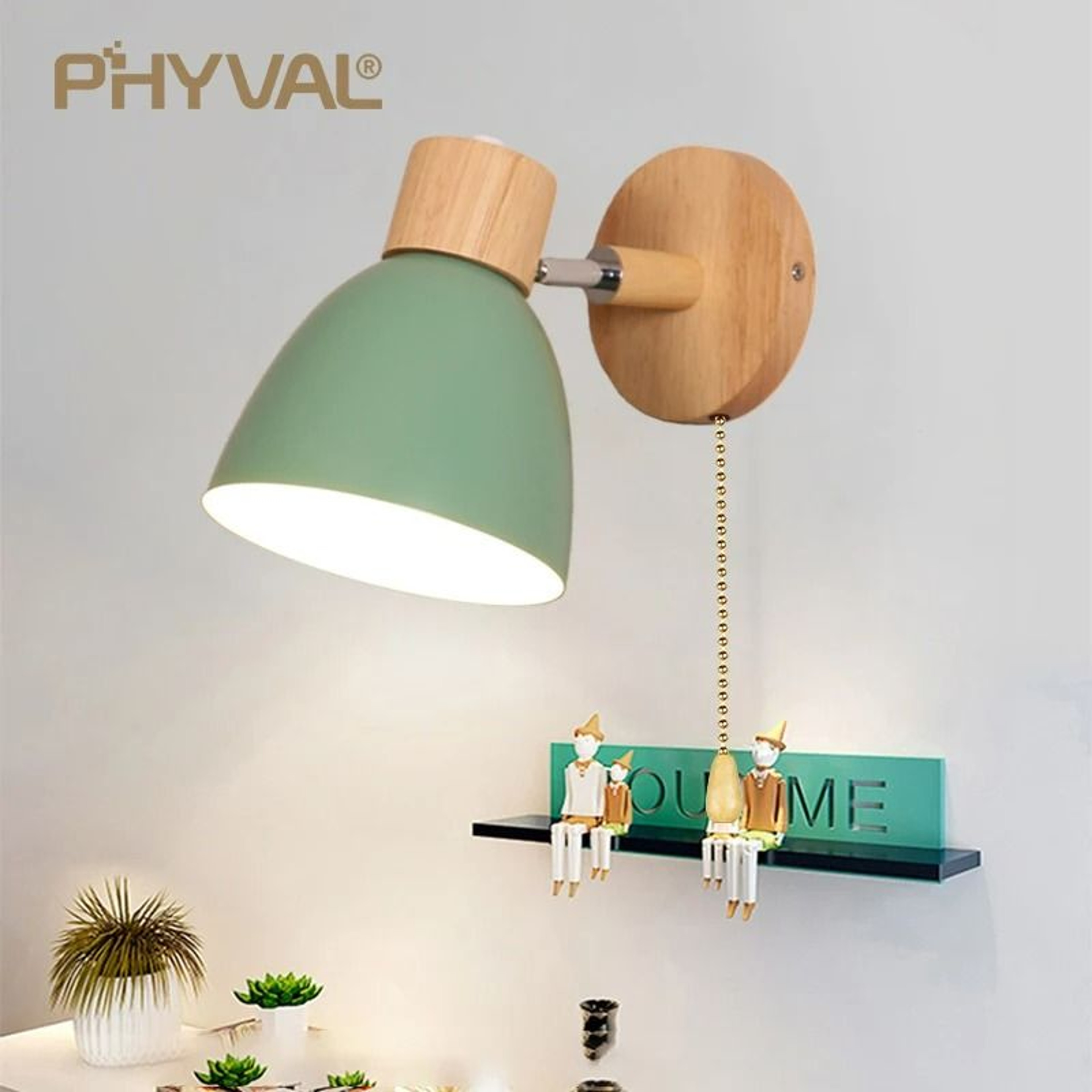 Colorful Nordic Adjustable Wall Lamp 0