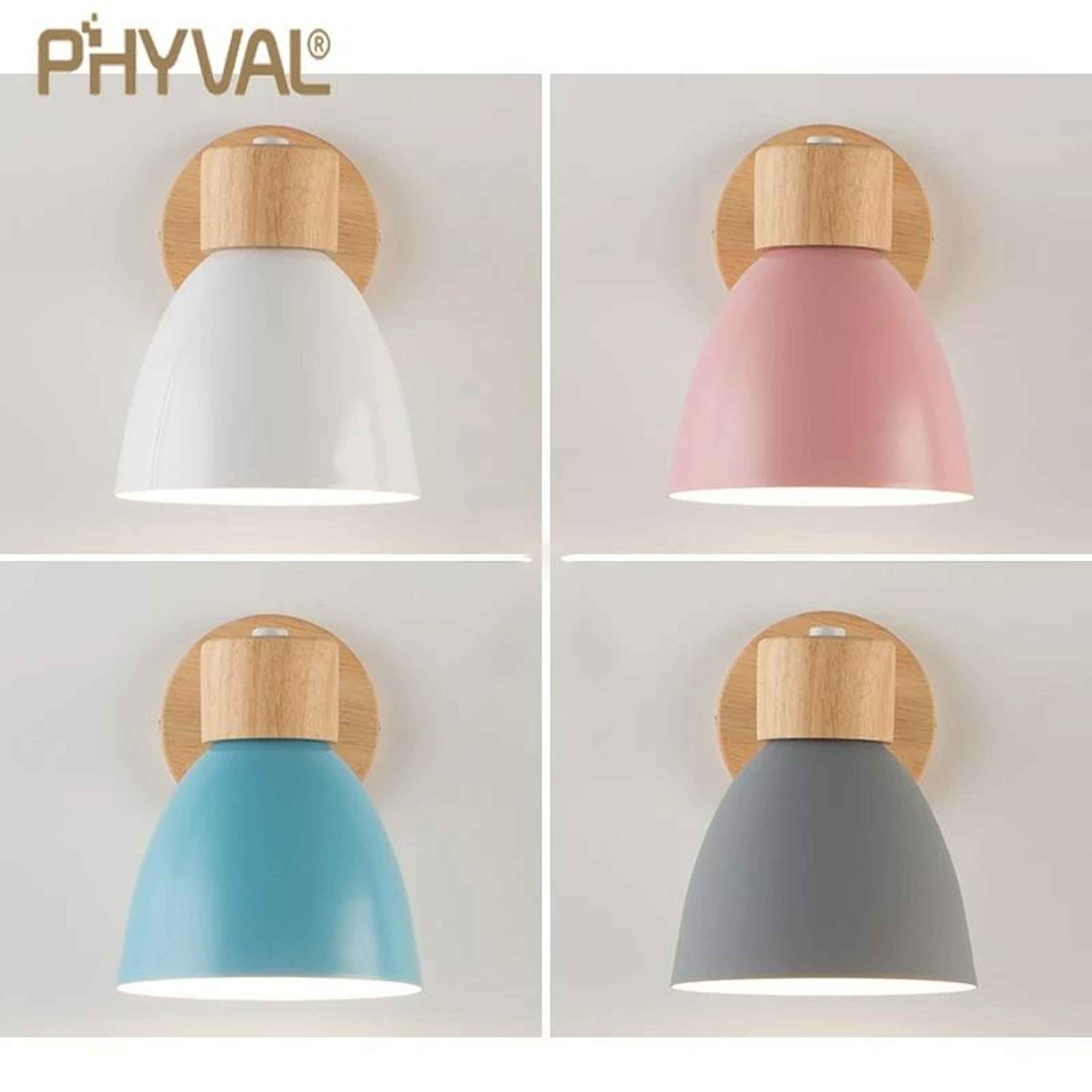Colorful Nordic Adjustable Wall Lamp 4