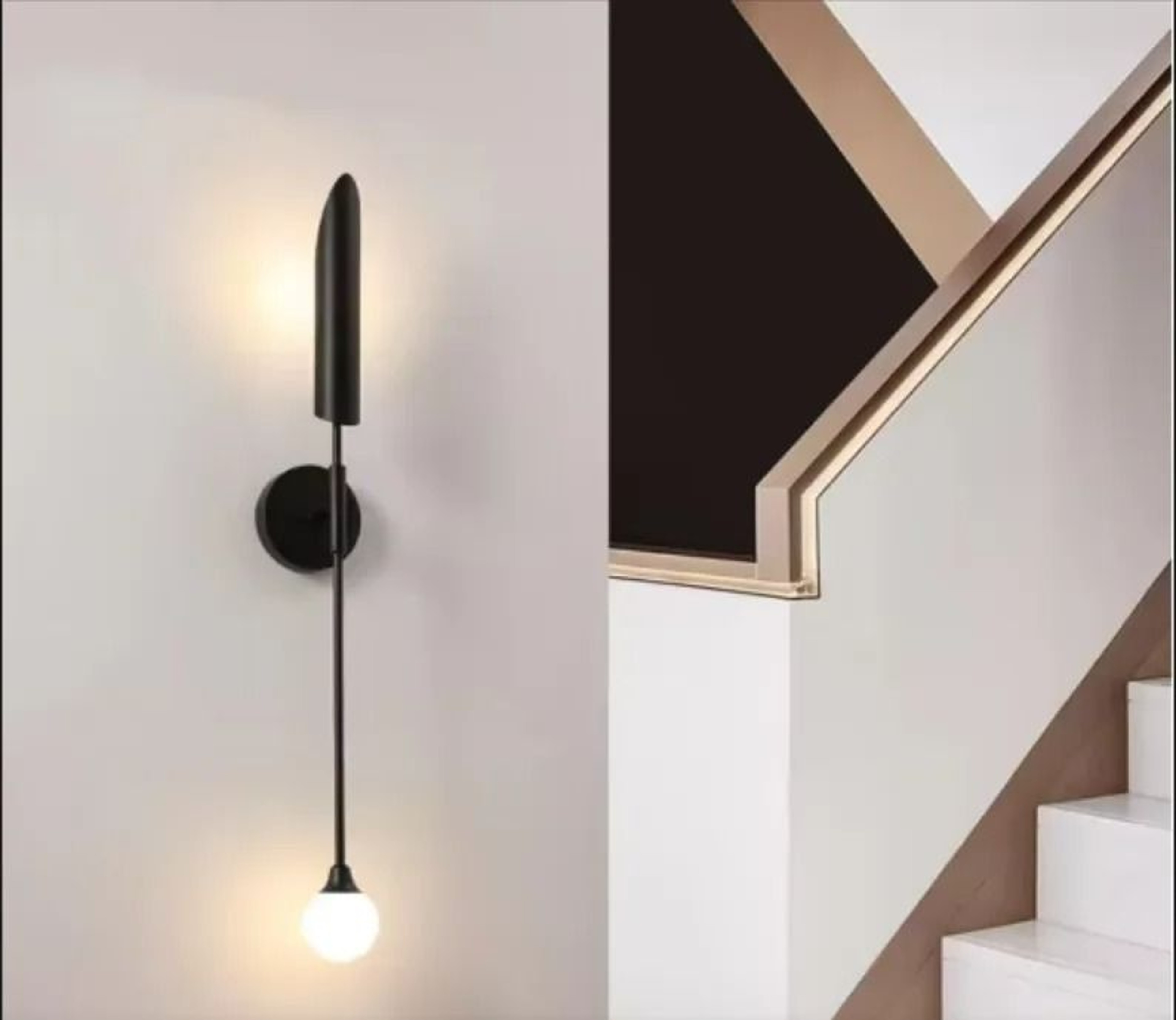 Solara Gold Inclined Wall Lamp 12