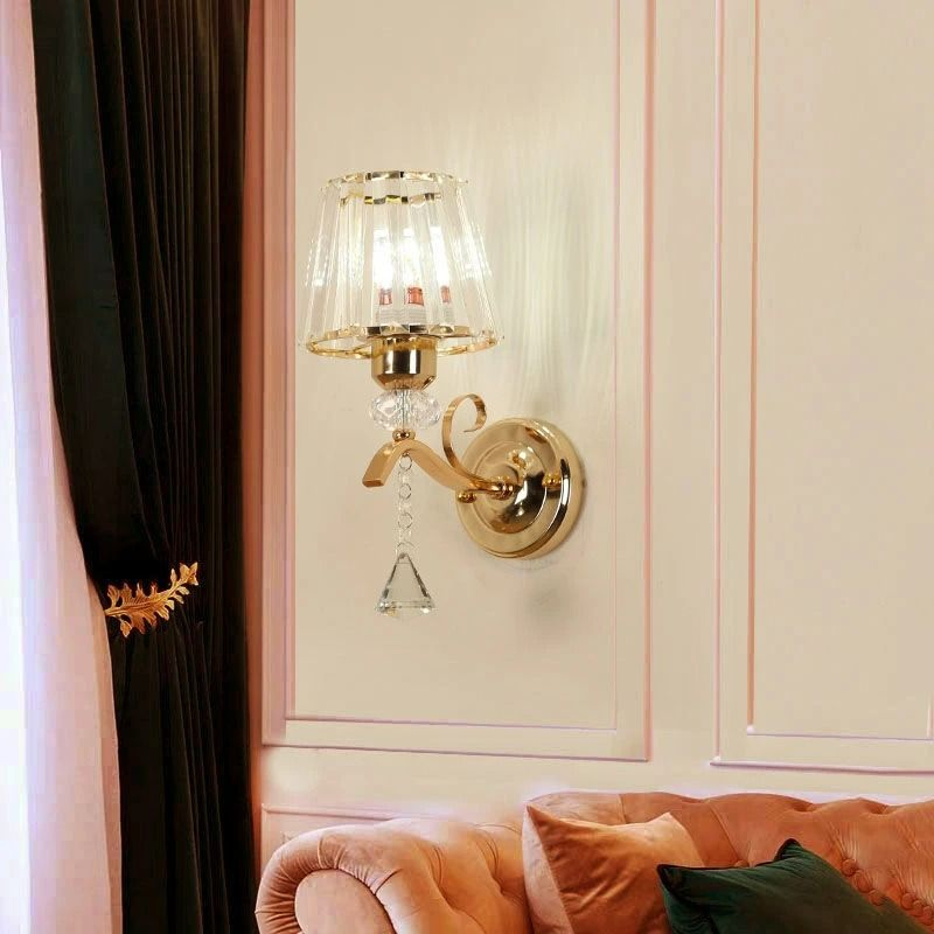 Prismelle Crystal LED Wall Sconce 4