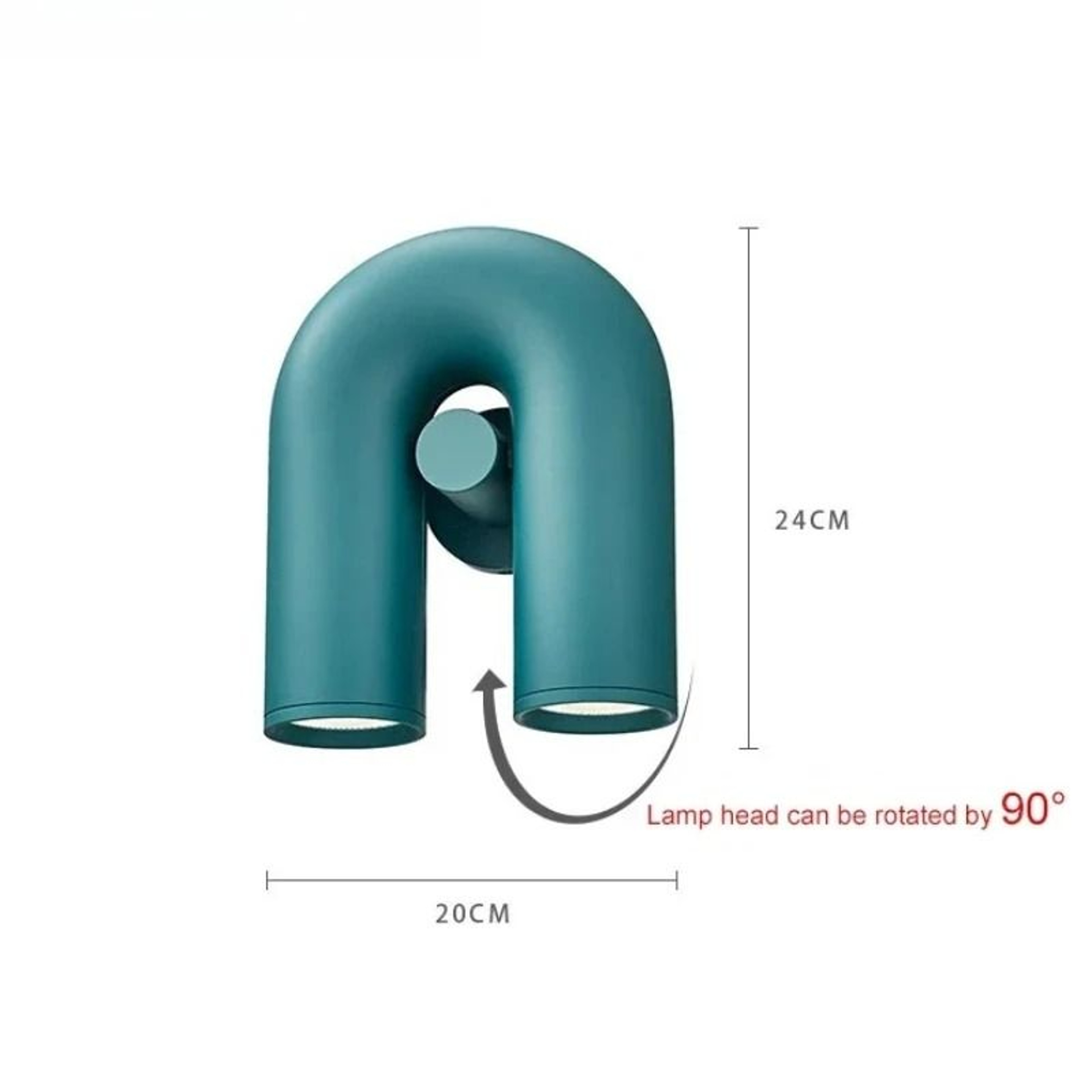 Nordic U Curve Wall Light 7