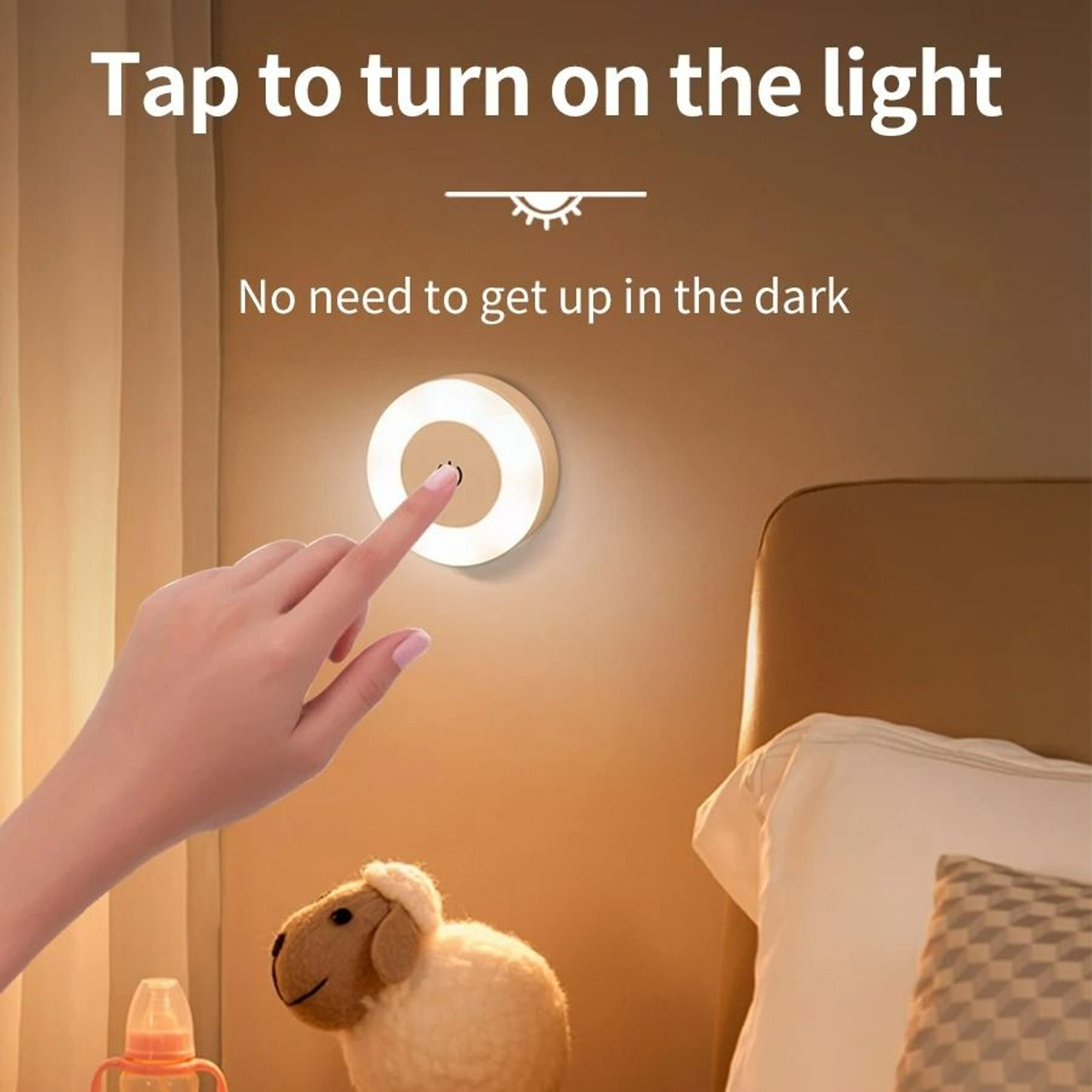 GlowDisc Magnetic Reading Night Light 0