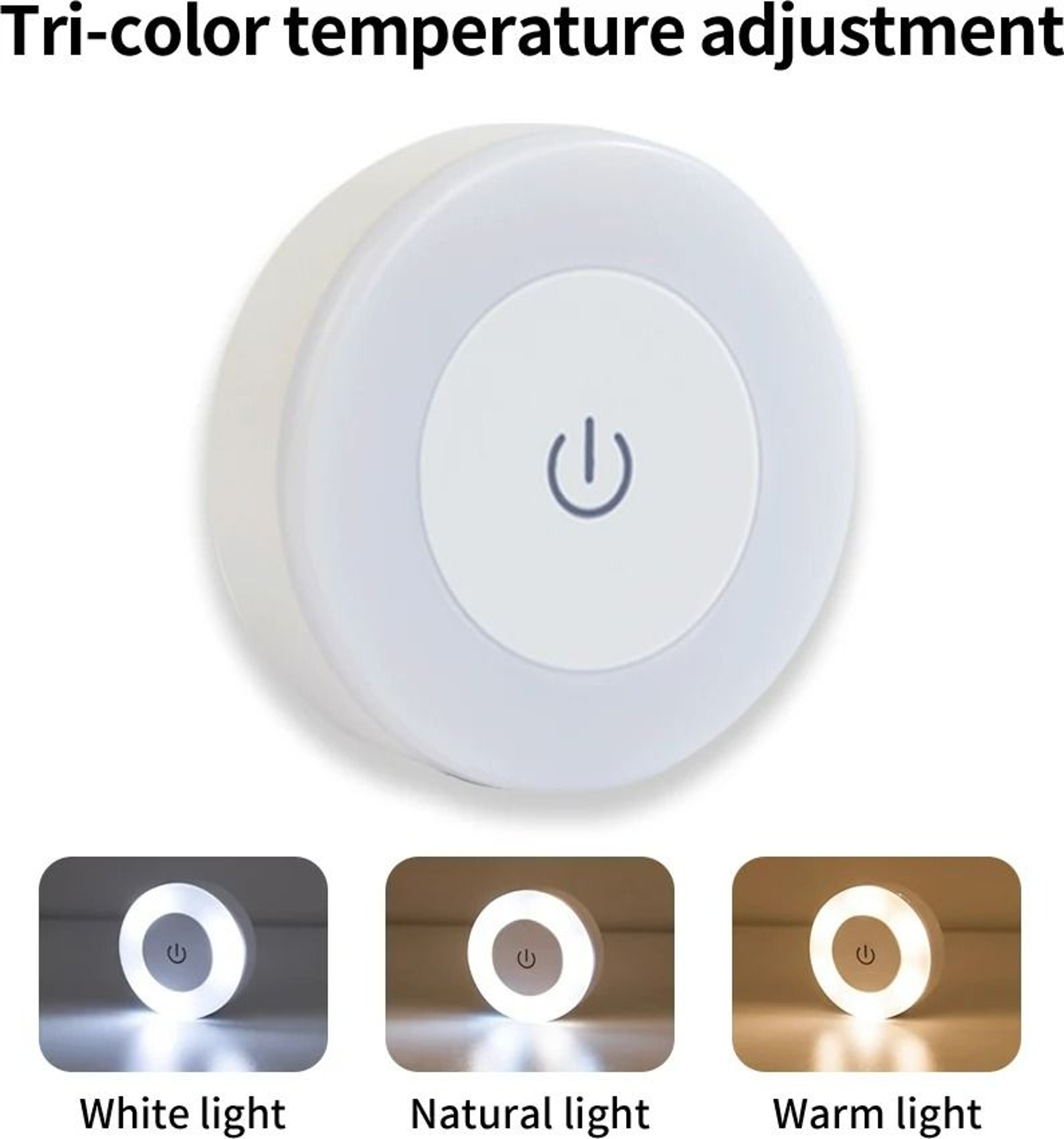 GlowDisc Magnetic Reading Night Light 8