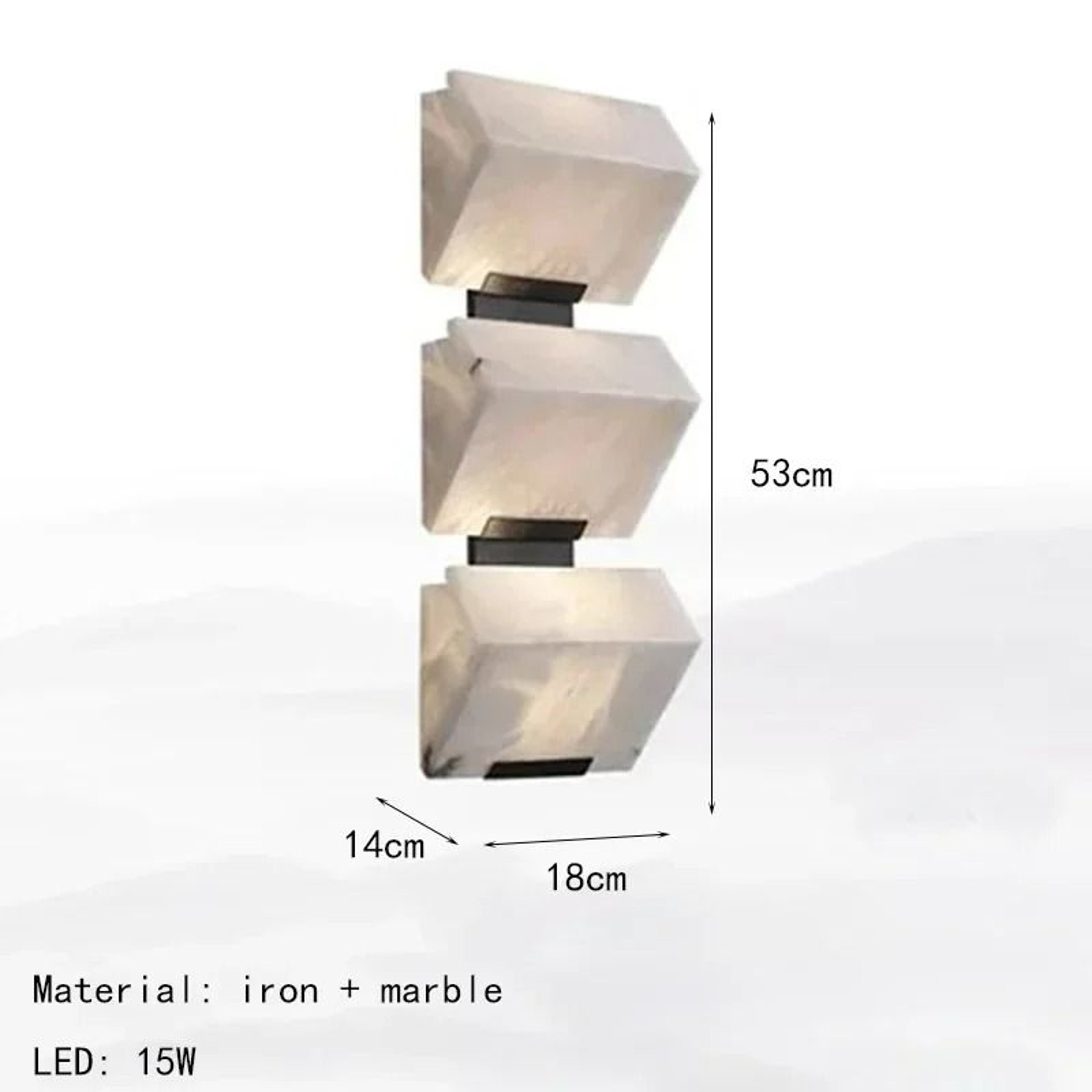 Marbelle Nordic LED Wall Sconce 7