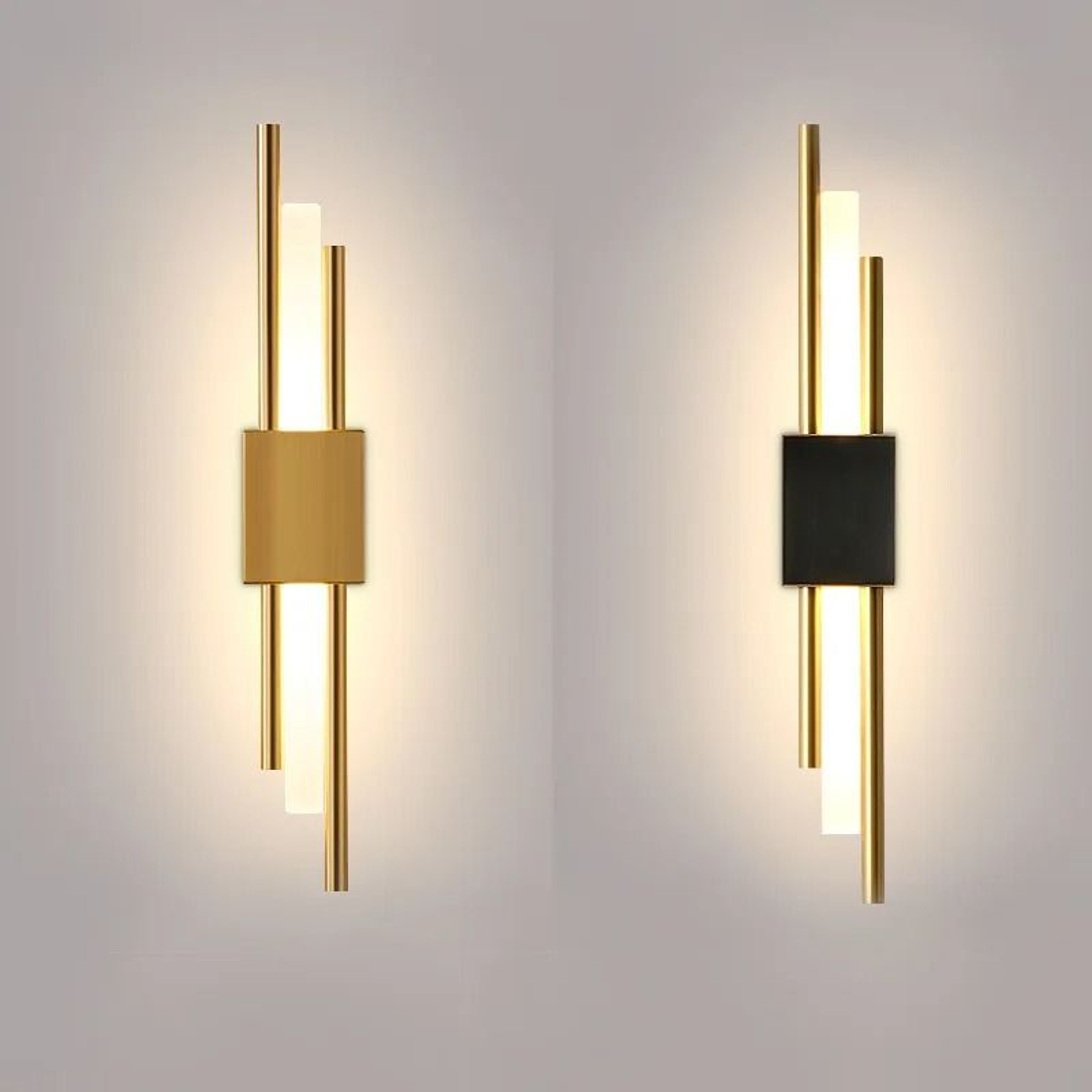 Modern Copper Line LED Wall Sconce 2