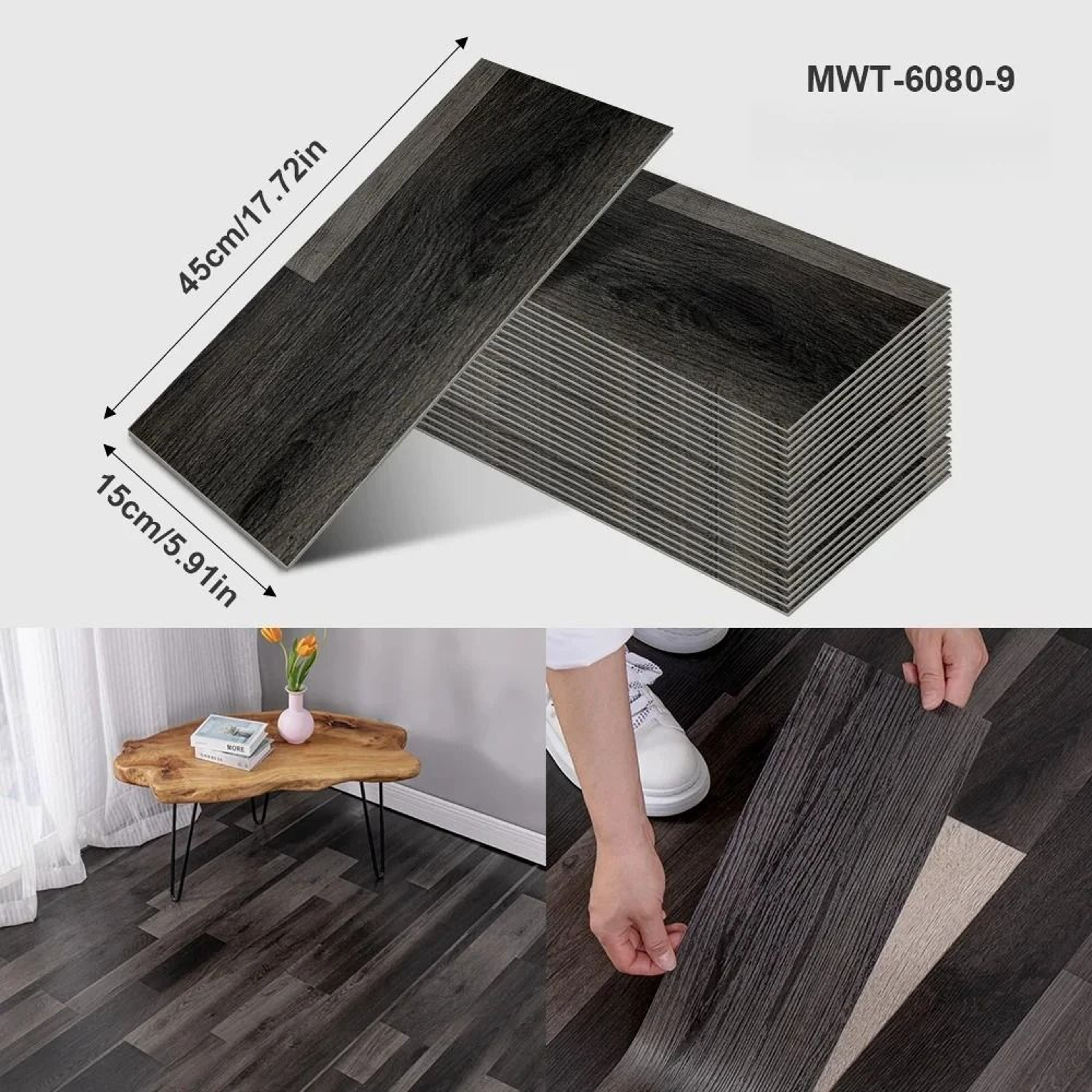 Oakwood Peel And Stick Decor Tiles 8