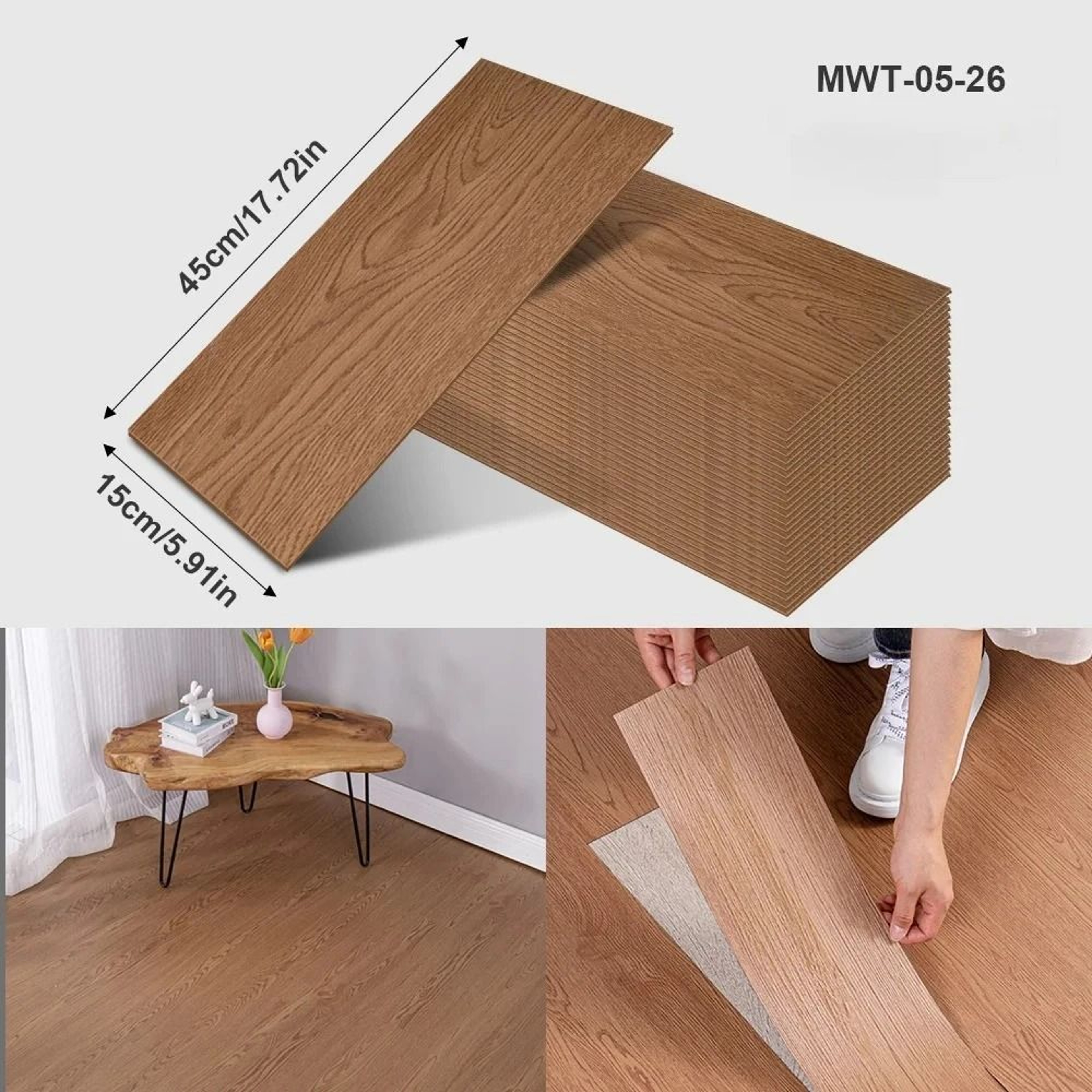 Oakwood Peel And Stick Decor Tiles 13