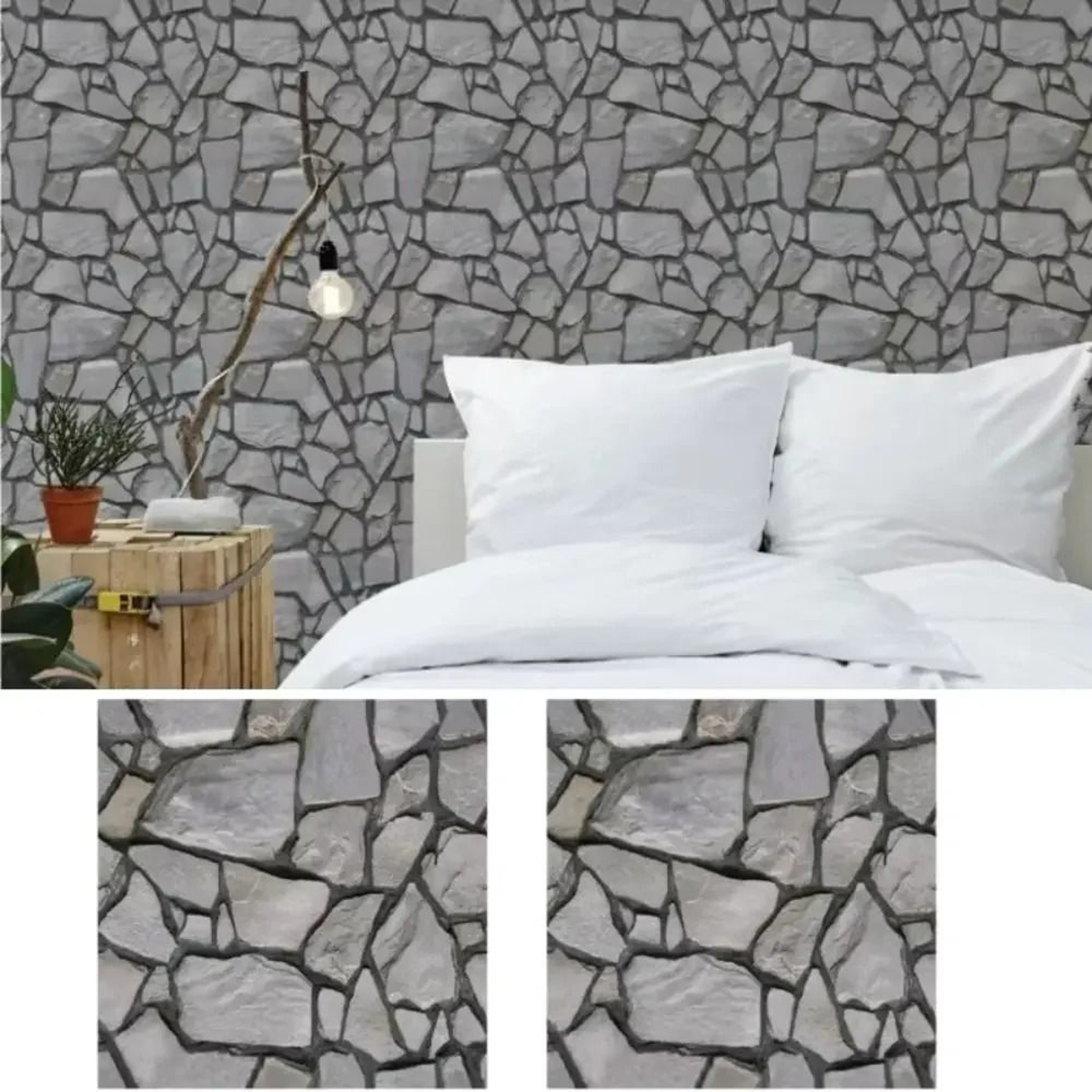 Vintage 3D Brick Wall Panels 3