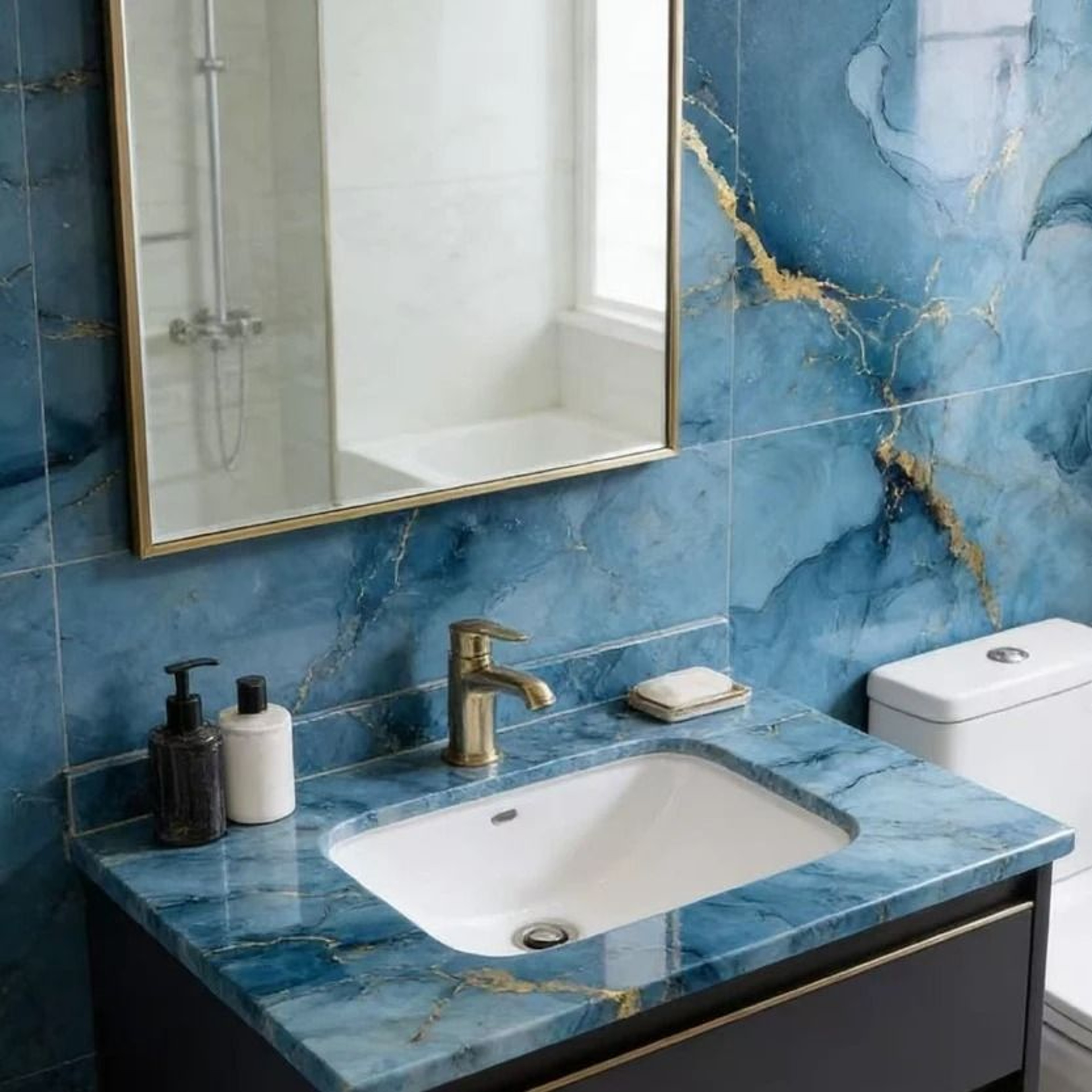 AzureGild Marble Peel And Stick Wallpaper 4