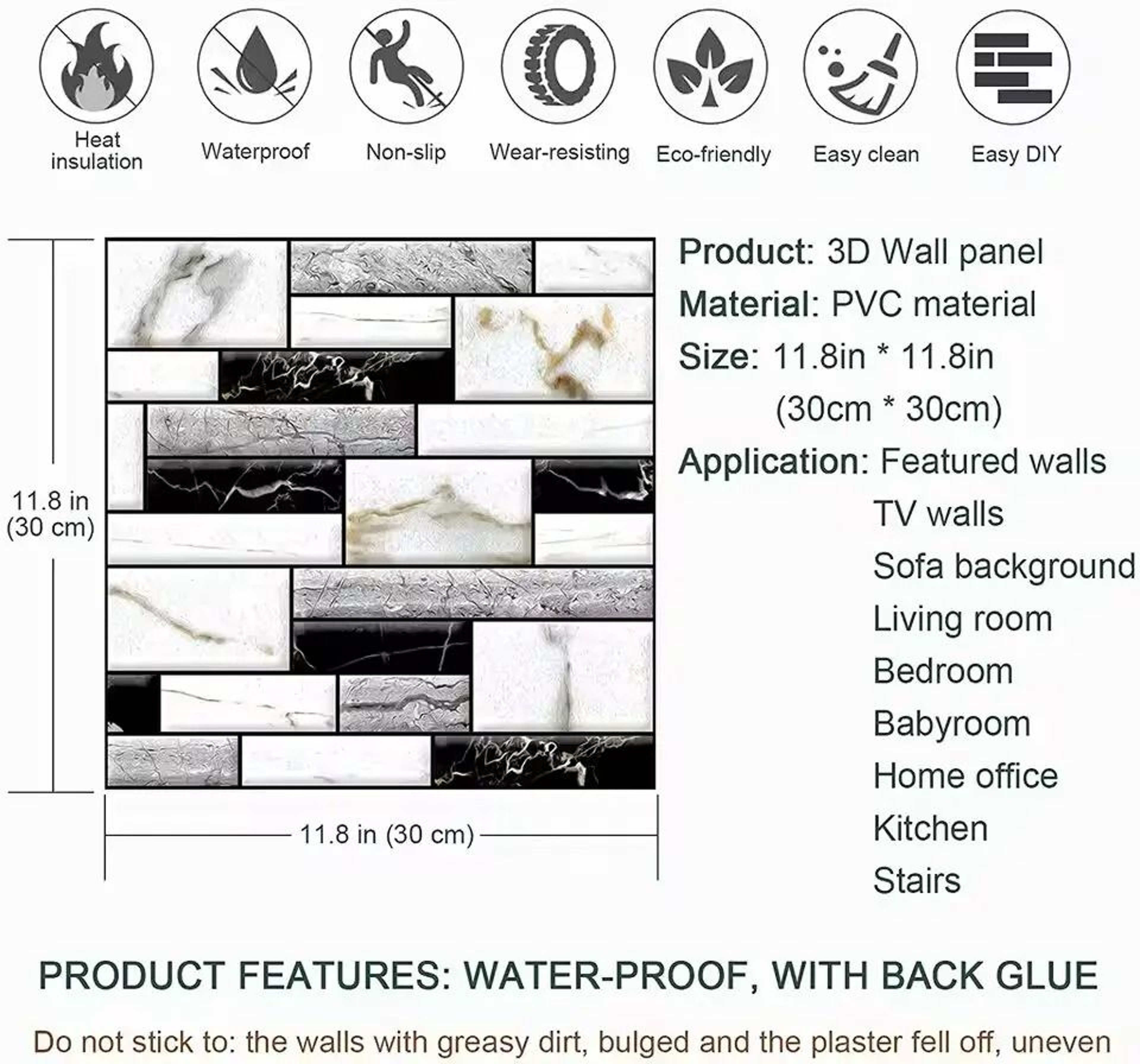 Easy Peel Stick Wall Tiles 5