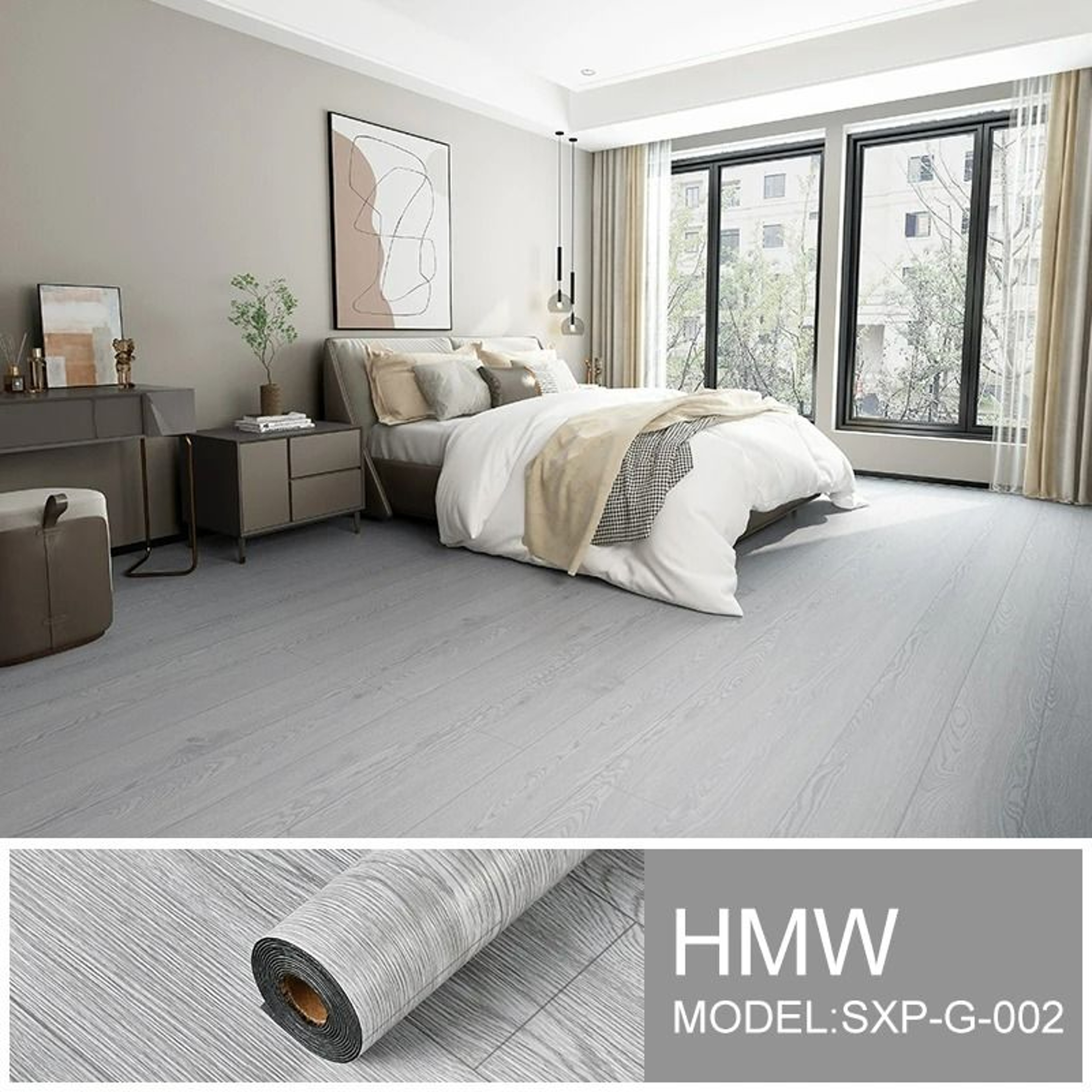 Matte Woodgrain Floor Stickers 10
