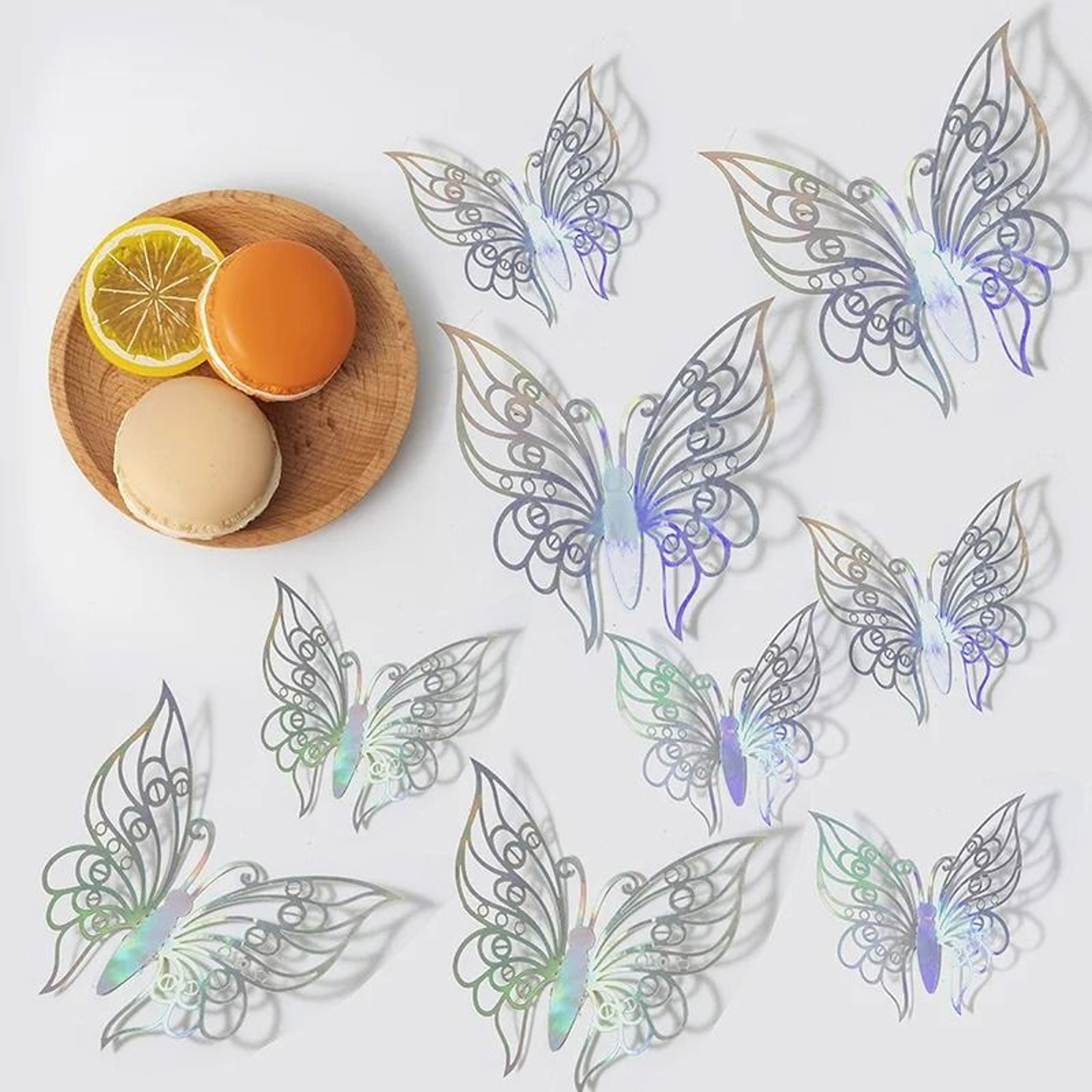 Fluttering Hollow Butterfly Wall Set 19