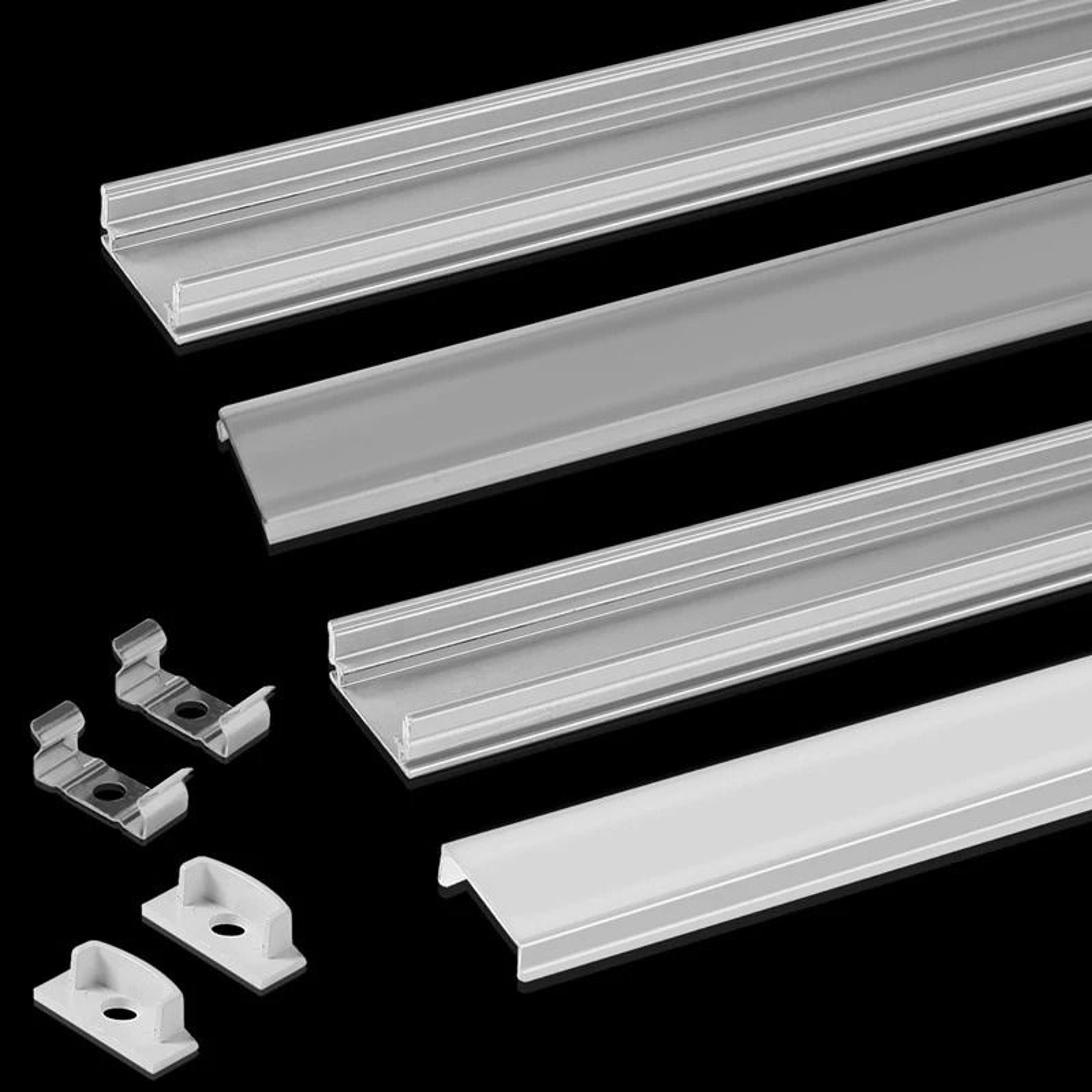 LED Strip Aluminum Channel With Diffuser 0
