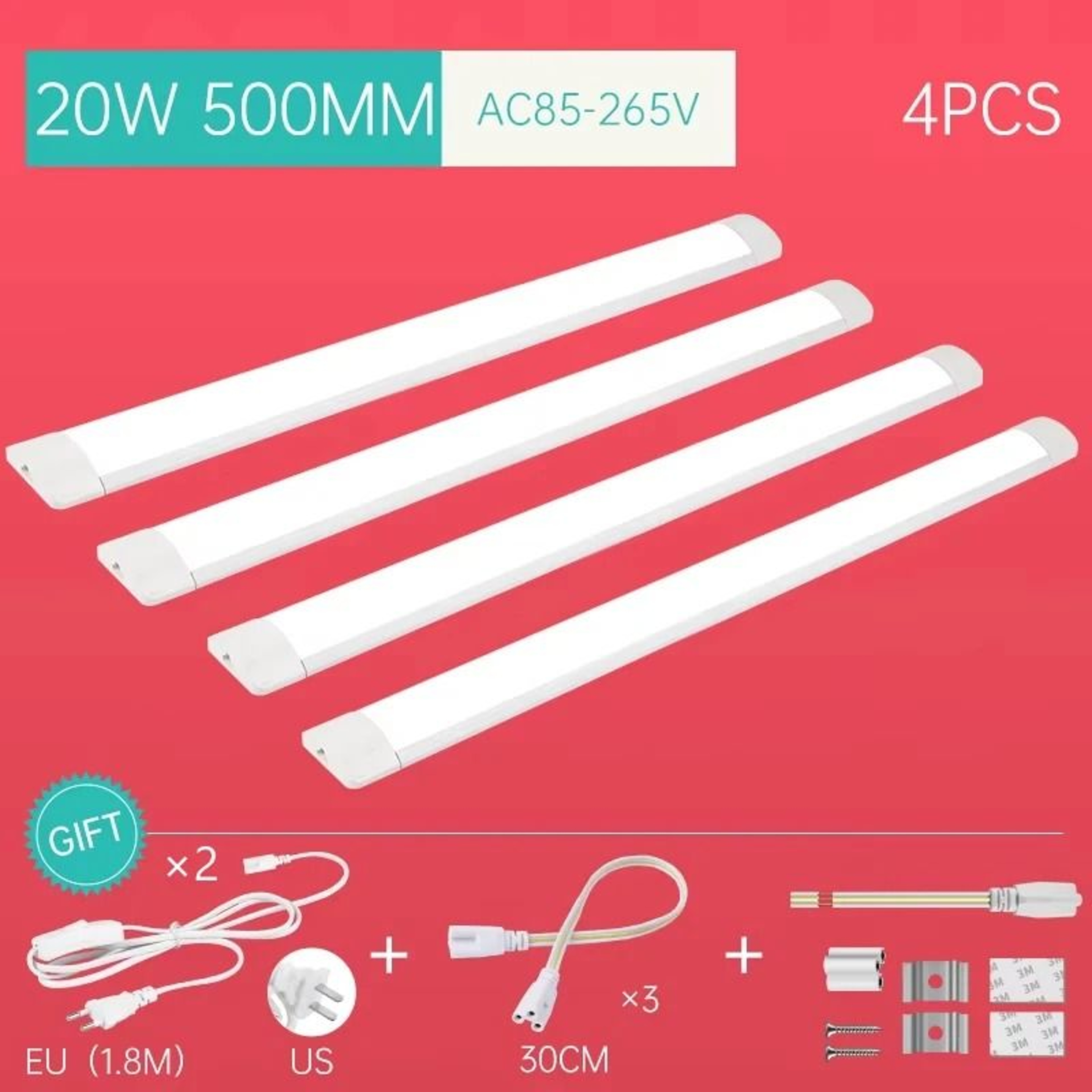 Slim LED Cabinet Light Bar 22