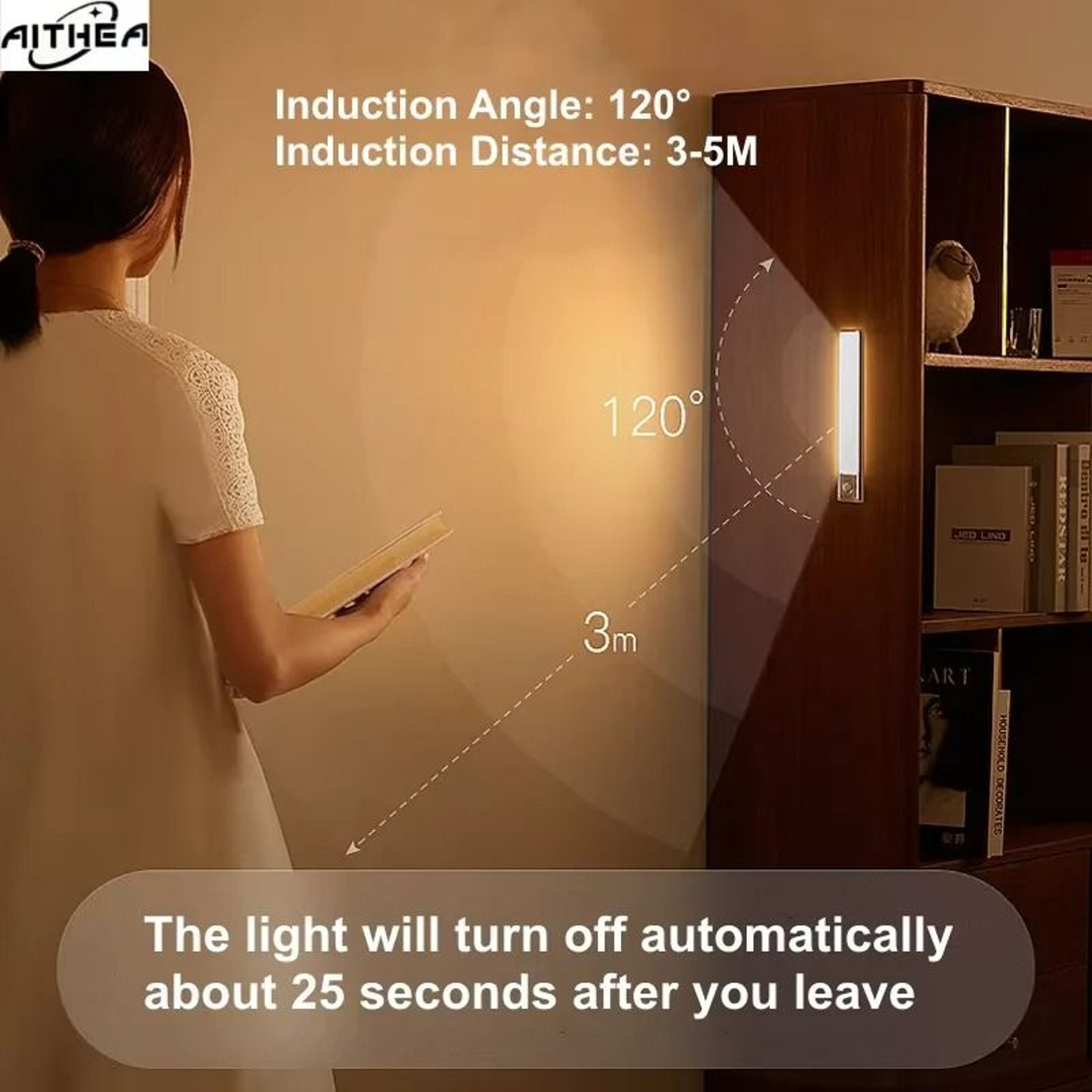 Rechargeable Cupboard Sensor Light 4