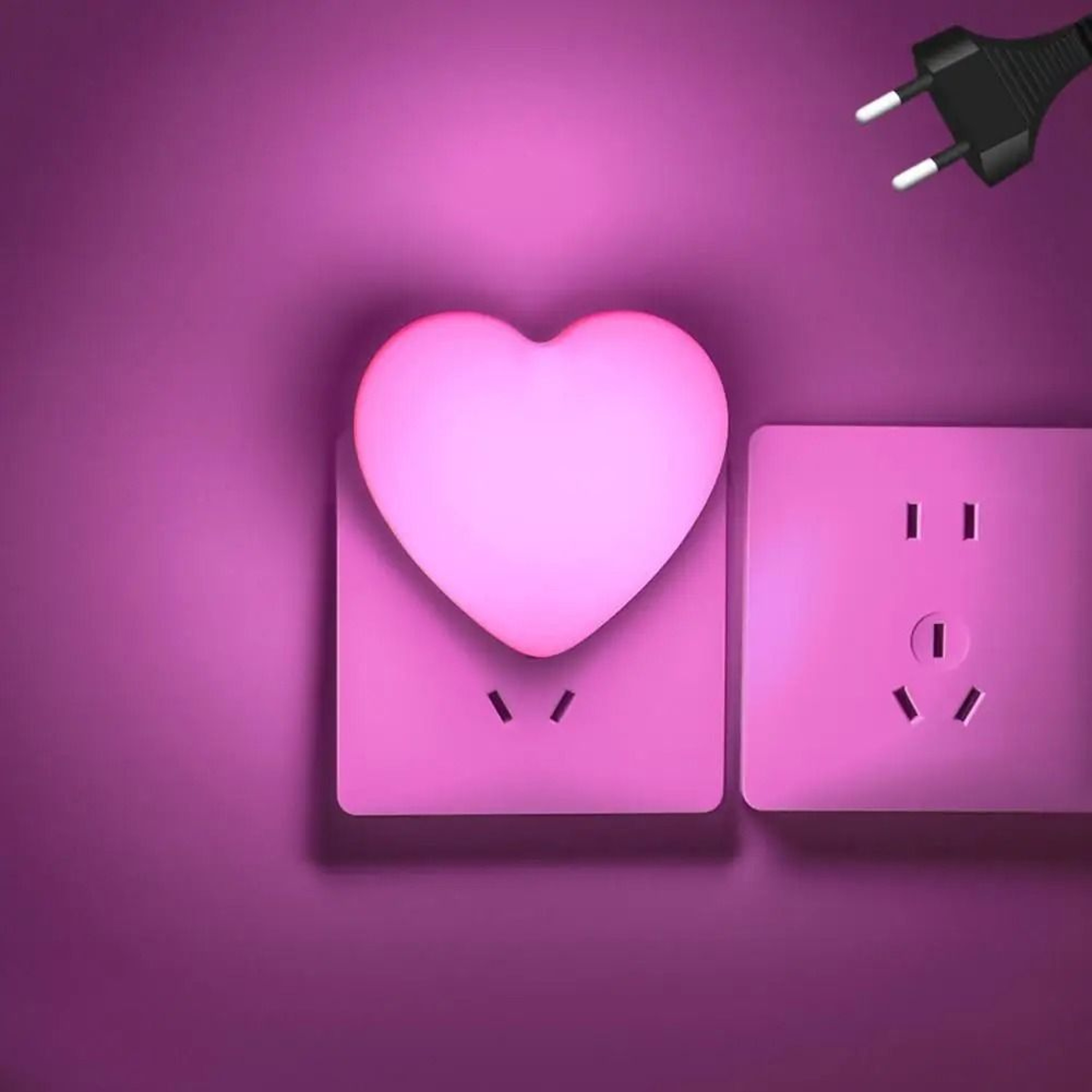 Heart Sensor Plug In Night Light 6