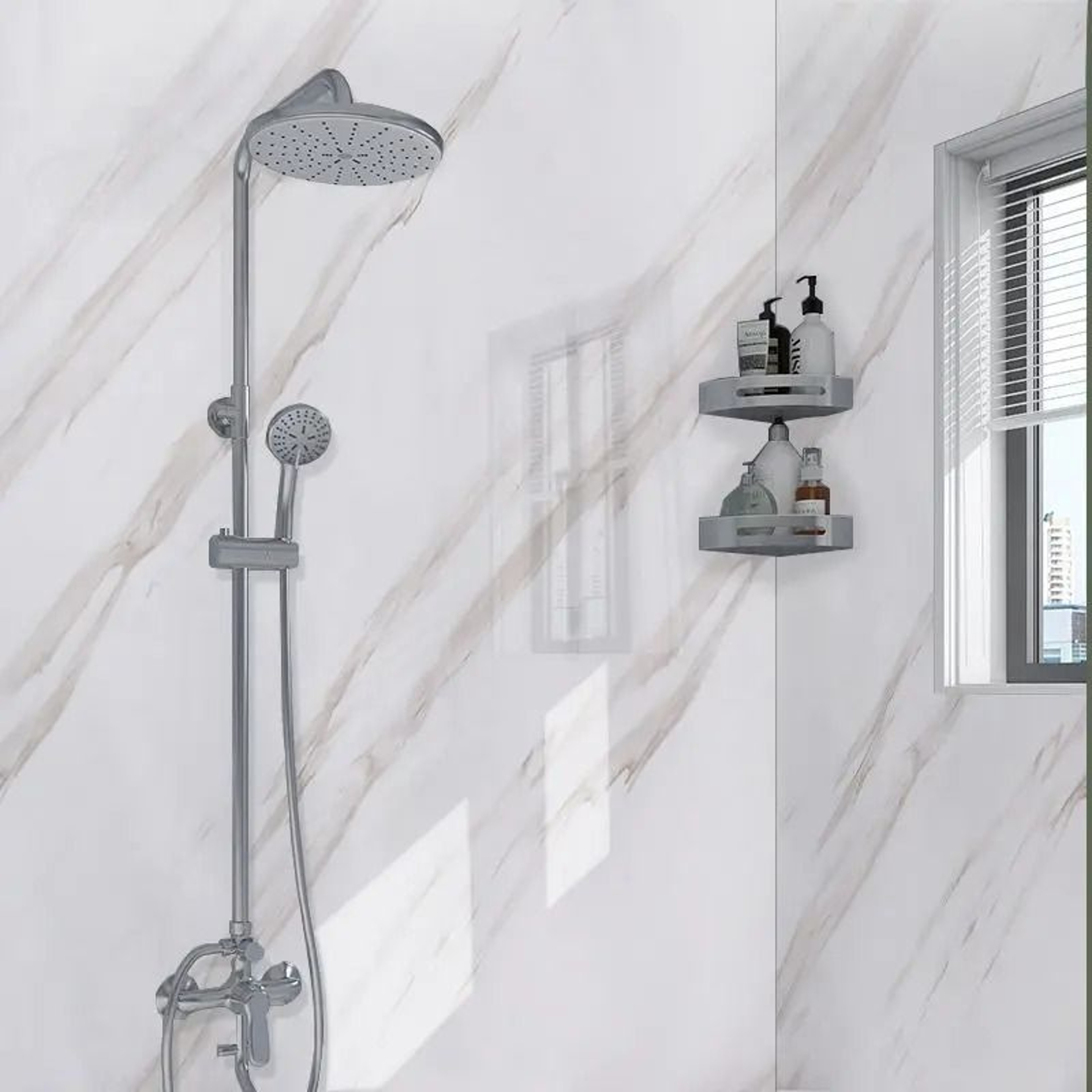 MarbleMist Waterproof Wall Covering 10