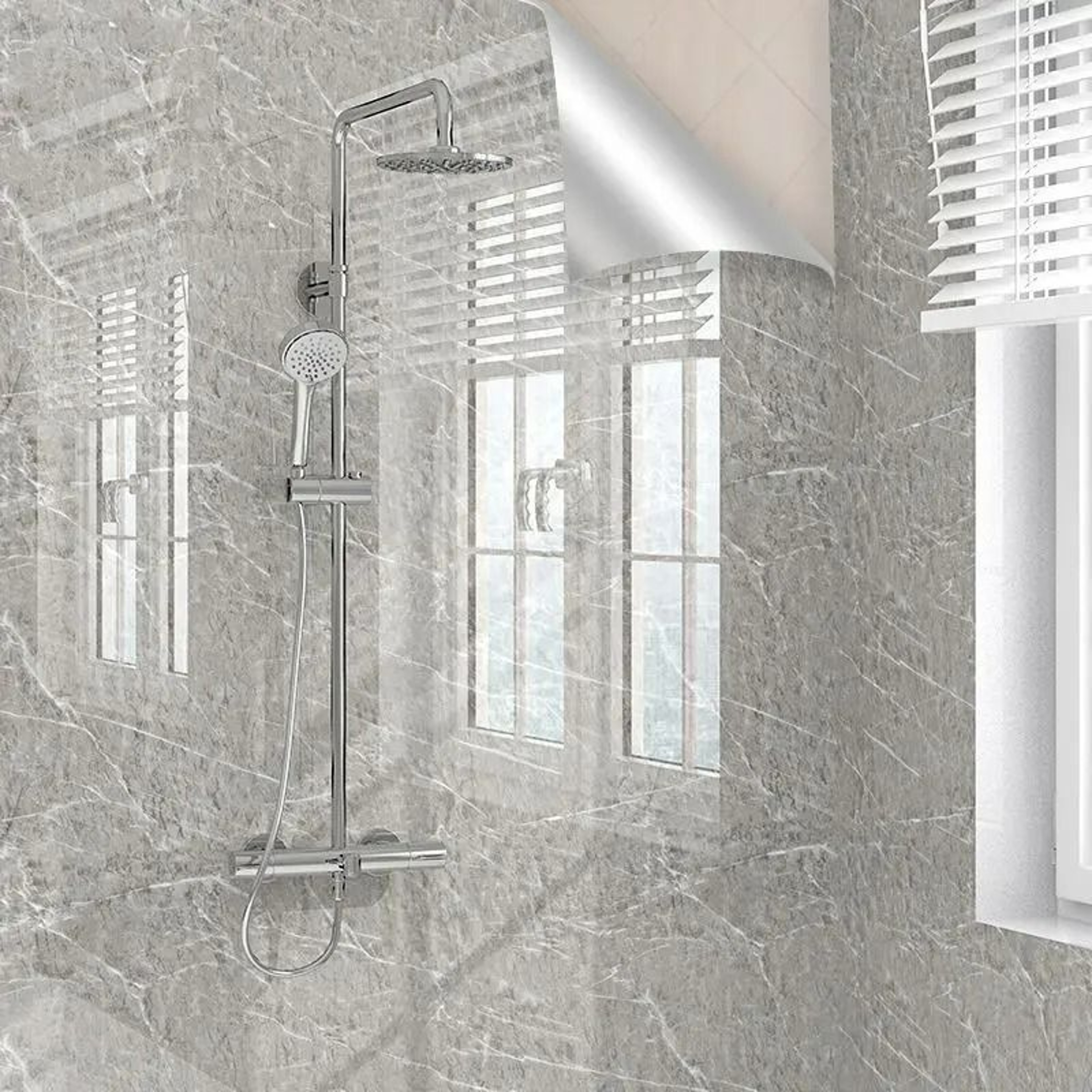 MarbleMist Waterproof Wall Covering 15
