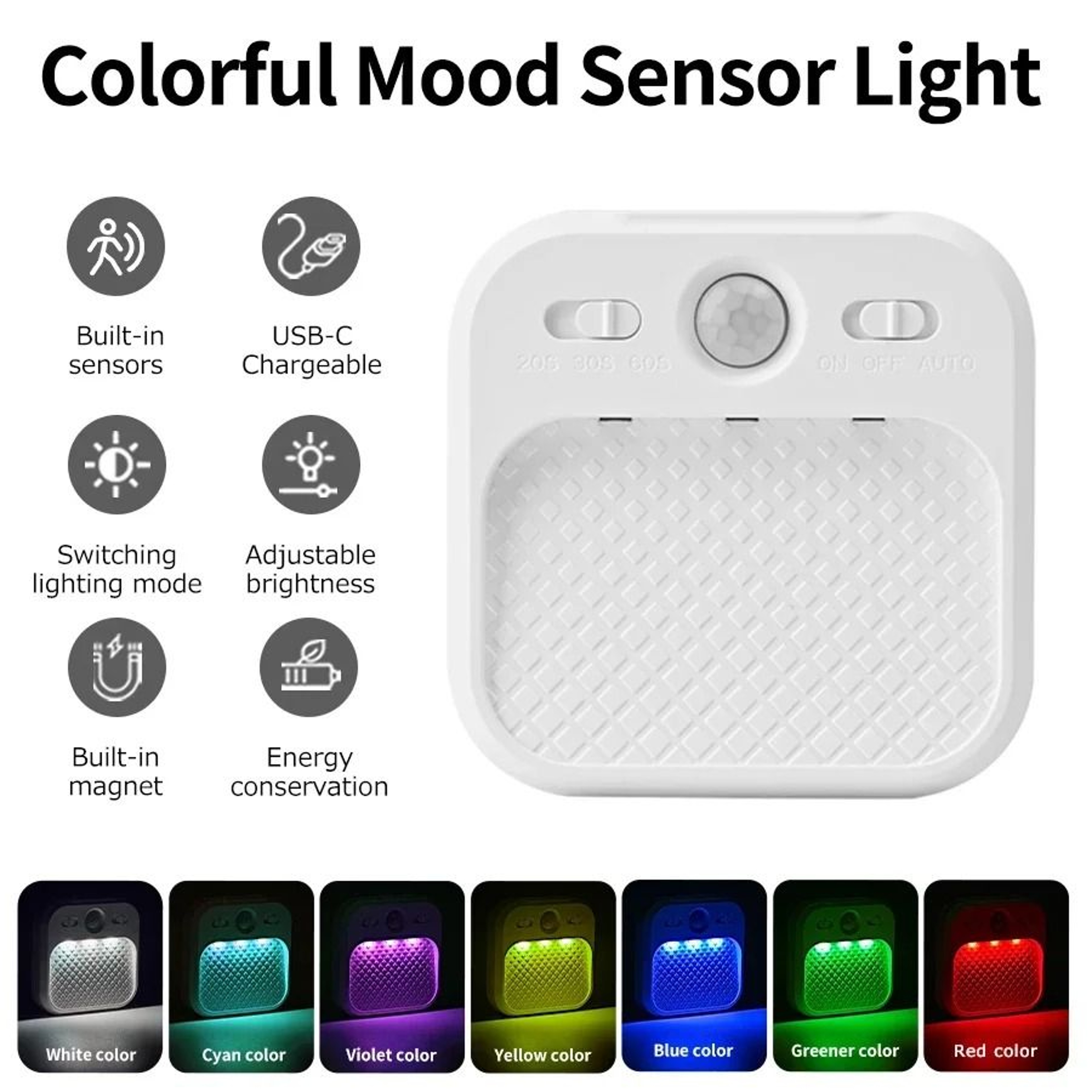 LumaSense Magnetic Motion Night Light 7