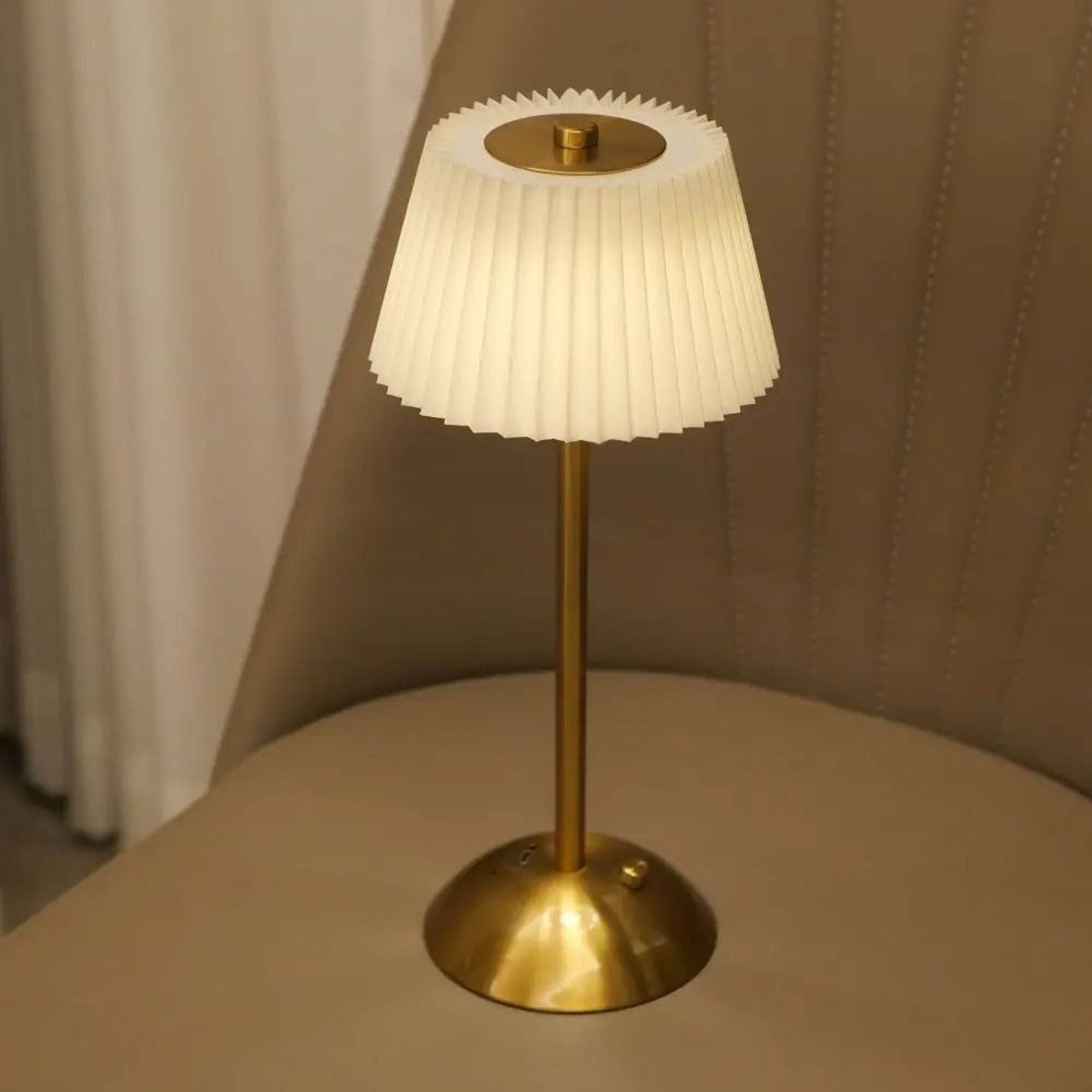 PleatGlow Touch Table Lamp 0