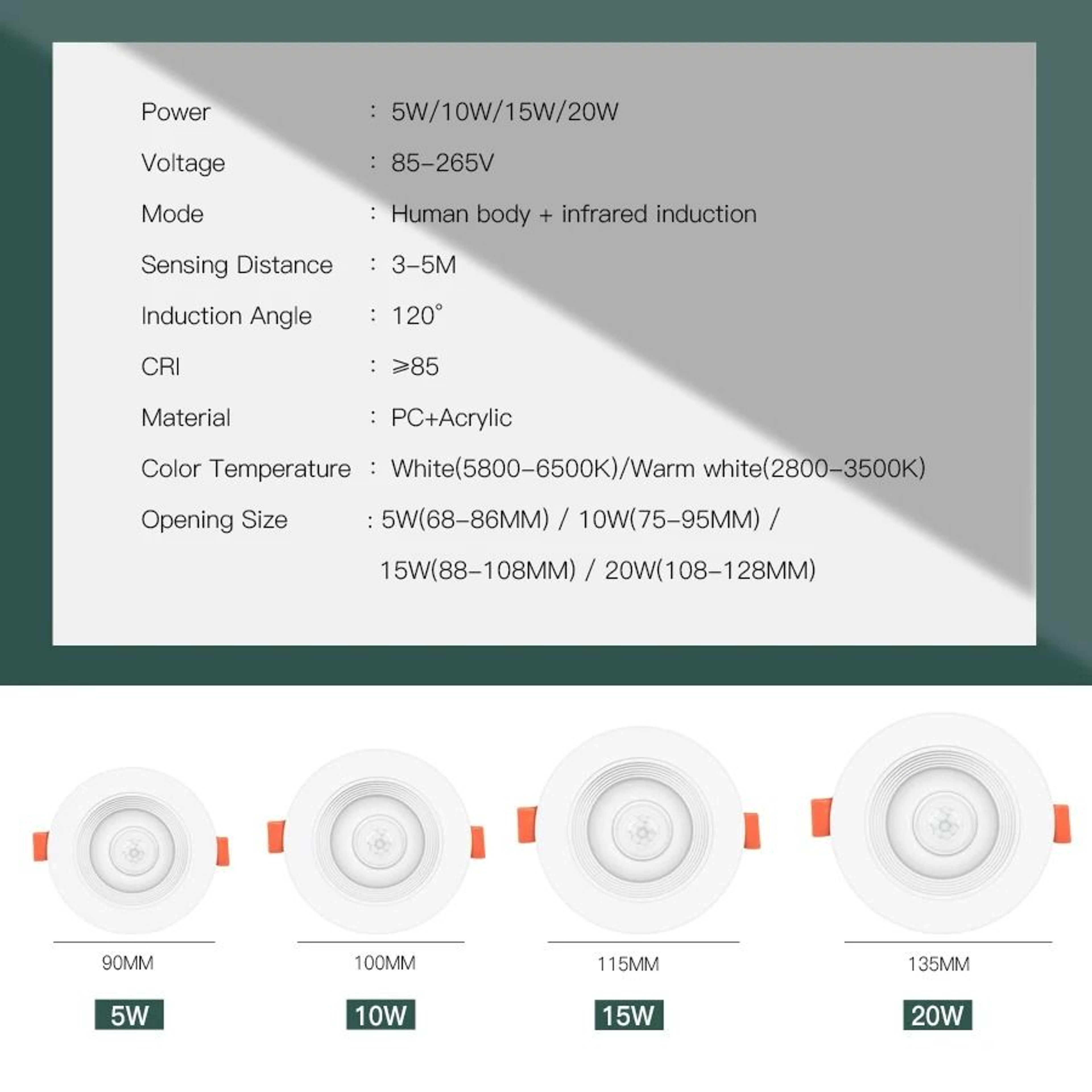 AutoHalo PIR Ceiling Downlight 2